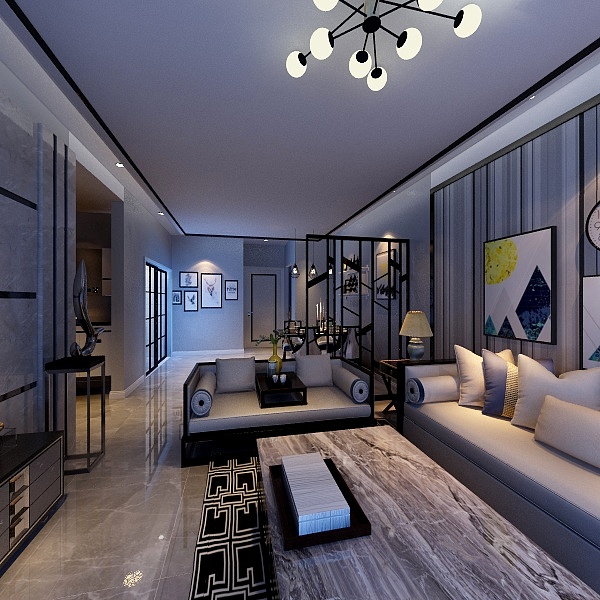 陈明亮-三水萧林效果图-装修设计方案