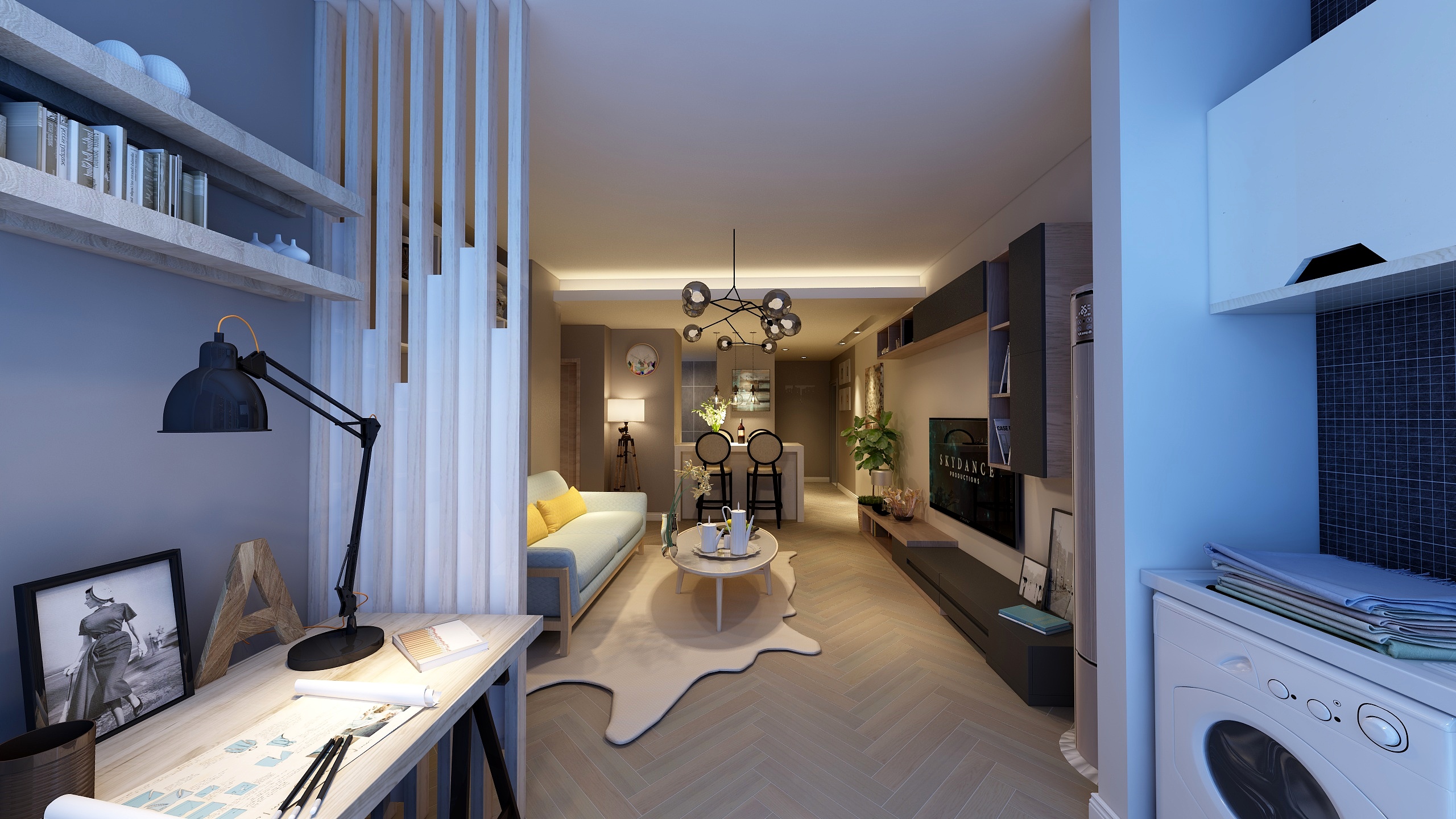 136****7460ezhJ-简约风格平面-装修设计方案