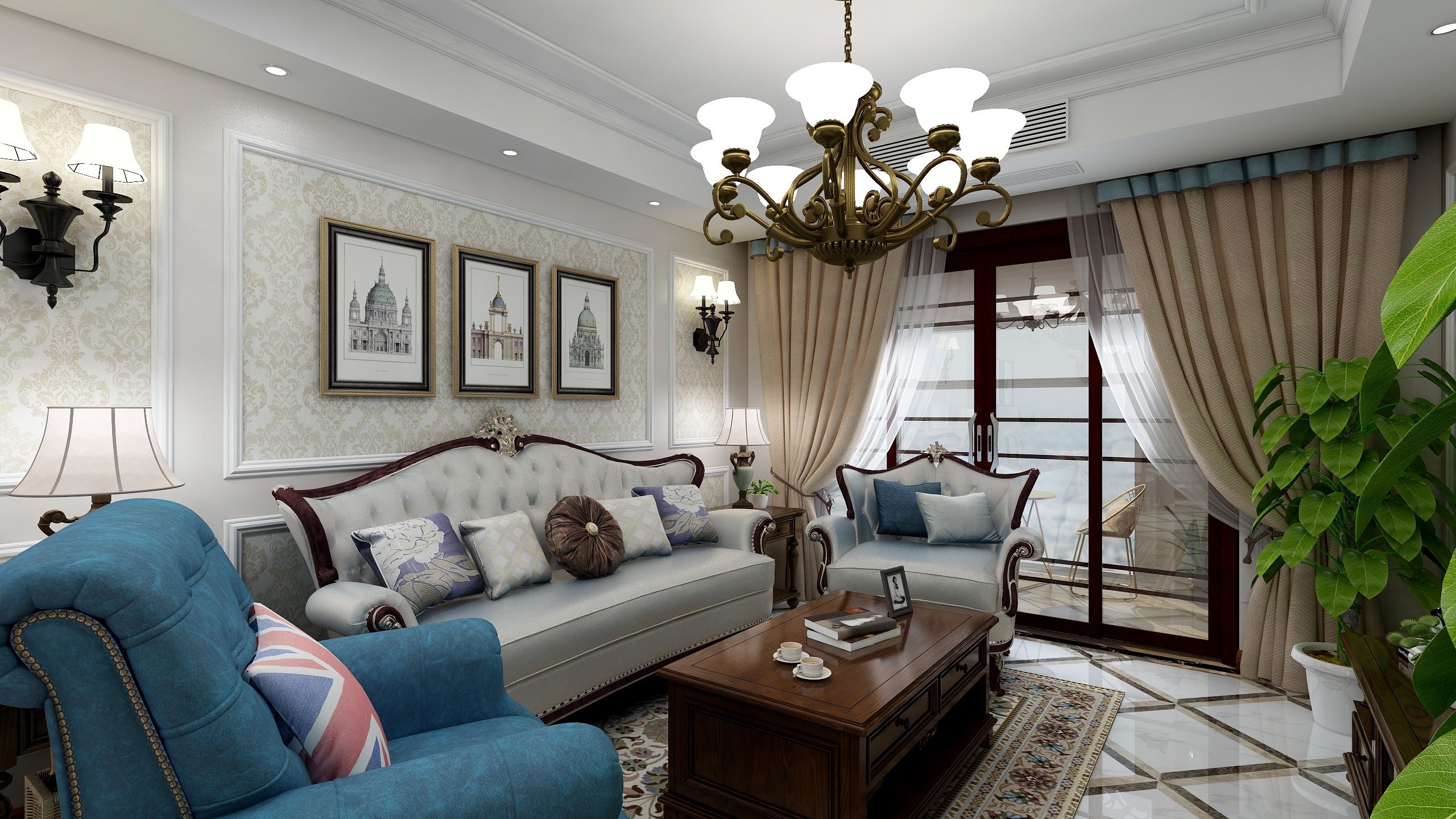 胥橘子-融创春晖十里-美式-装修设计方案