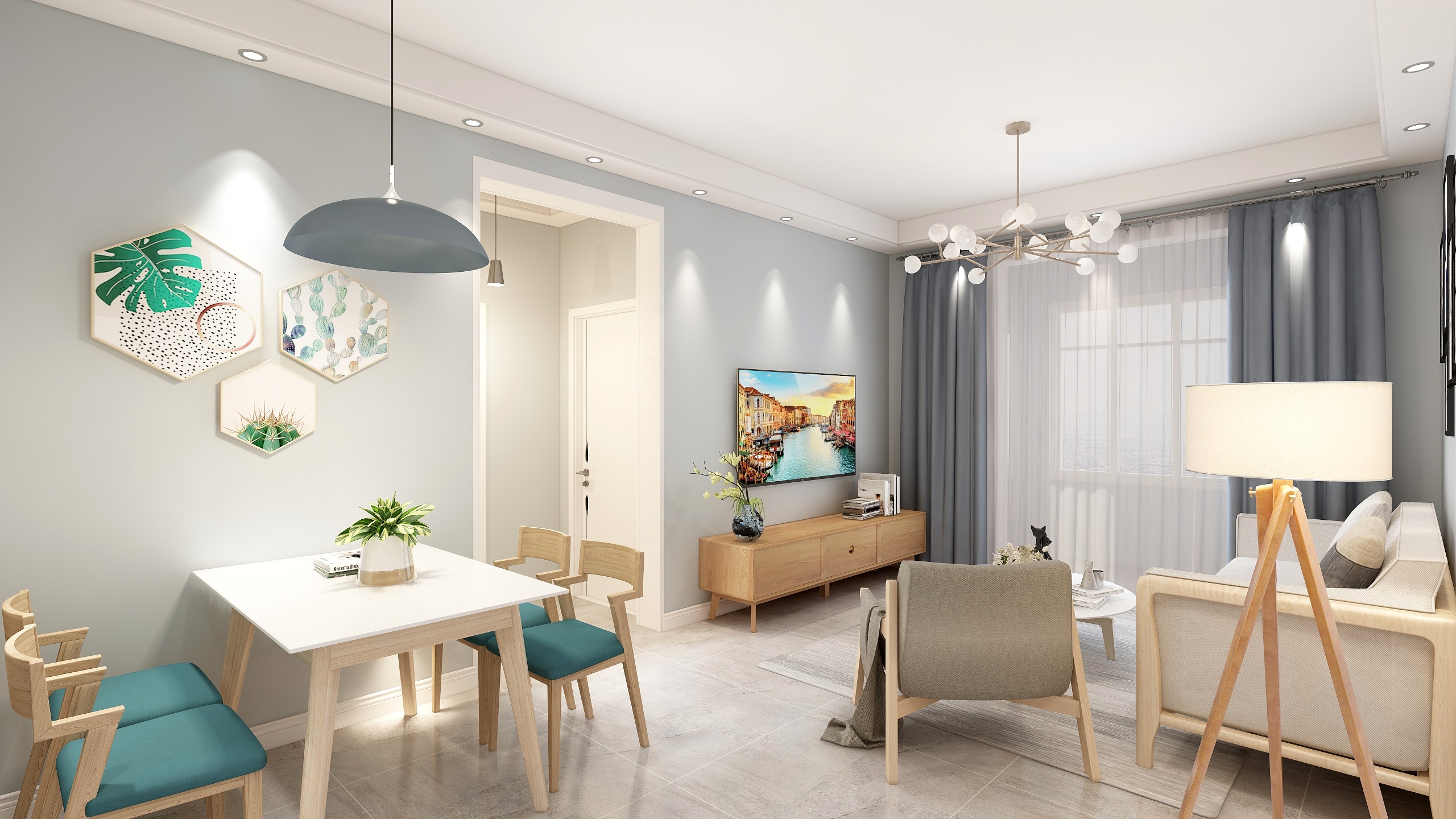 一鼎全案设计-北欧小清新-装修设计方案