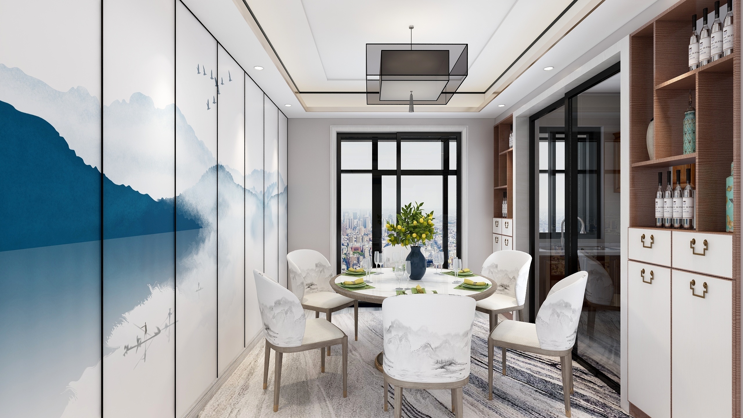 山舍I空间-涟源新中式-装修设计方案