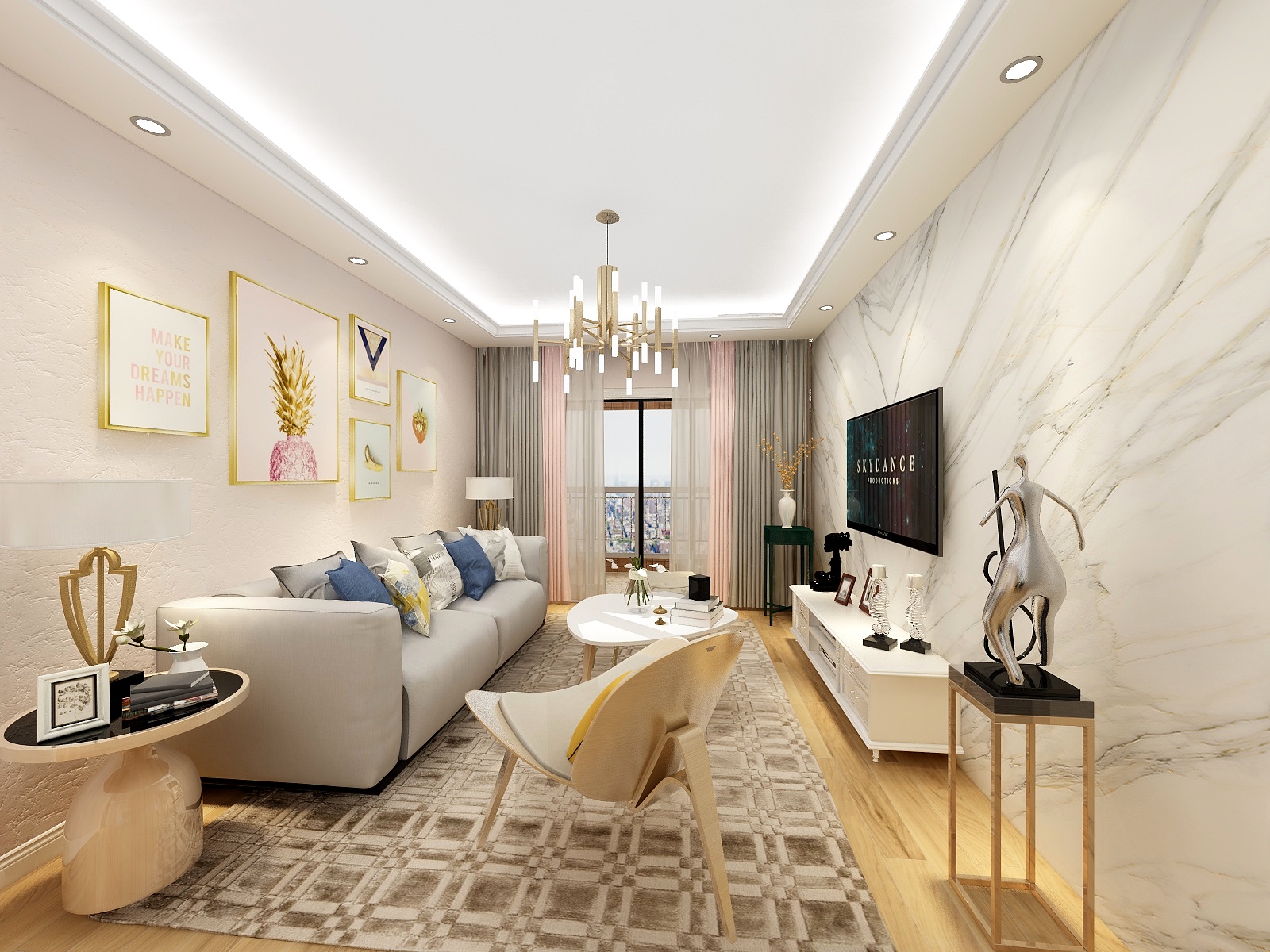 黄健-清新北欧-装修设计方案