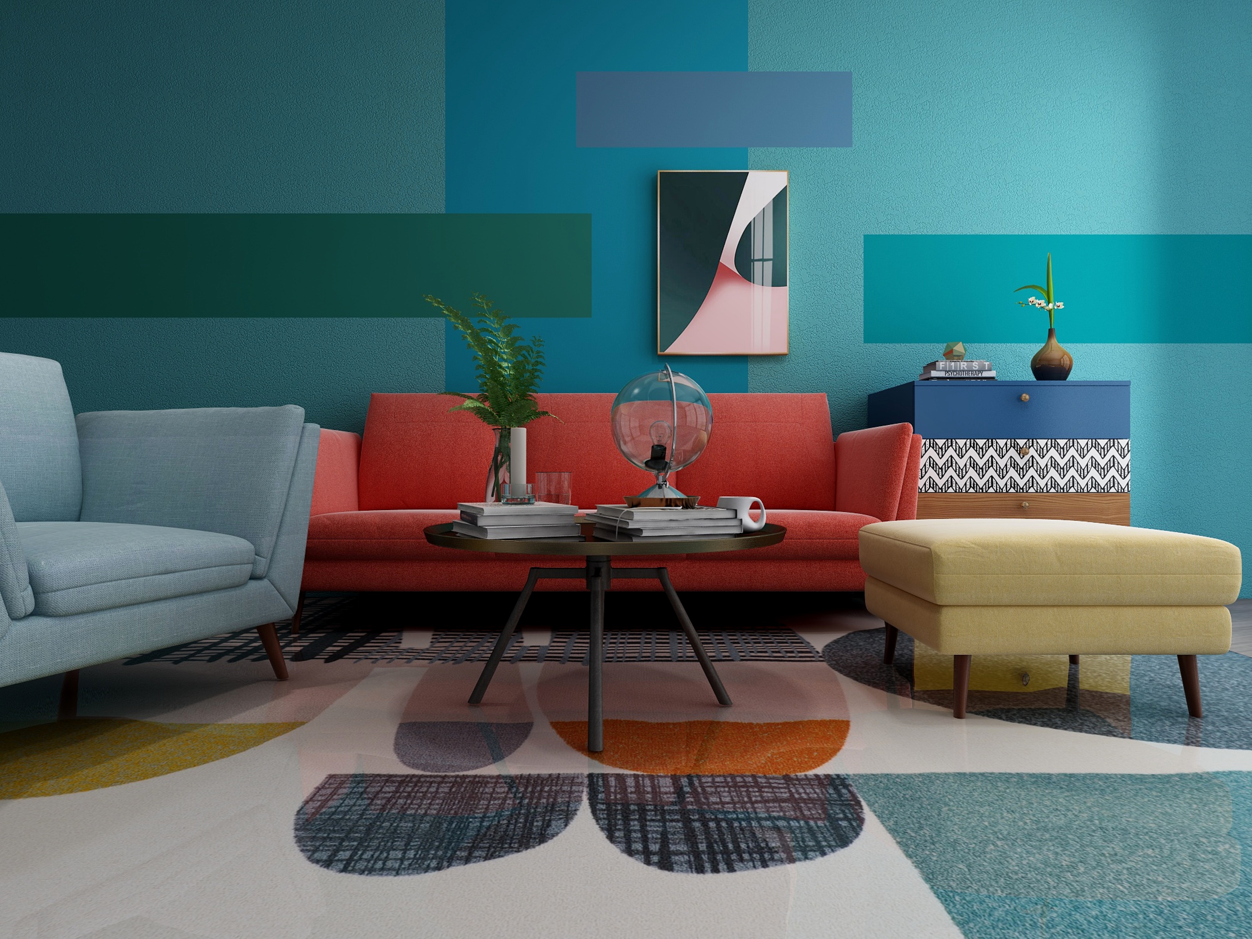 李昂-大胆玩“色”-装修设计方案