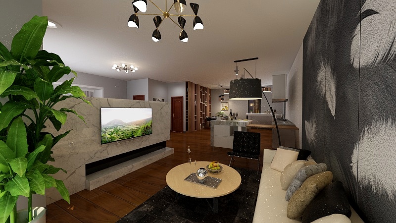 黑色帽子Man-现代风格-装修设计方案