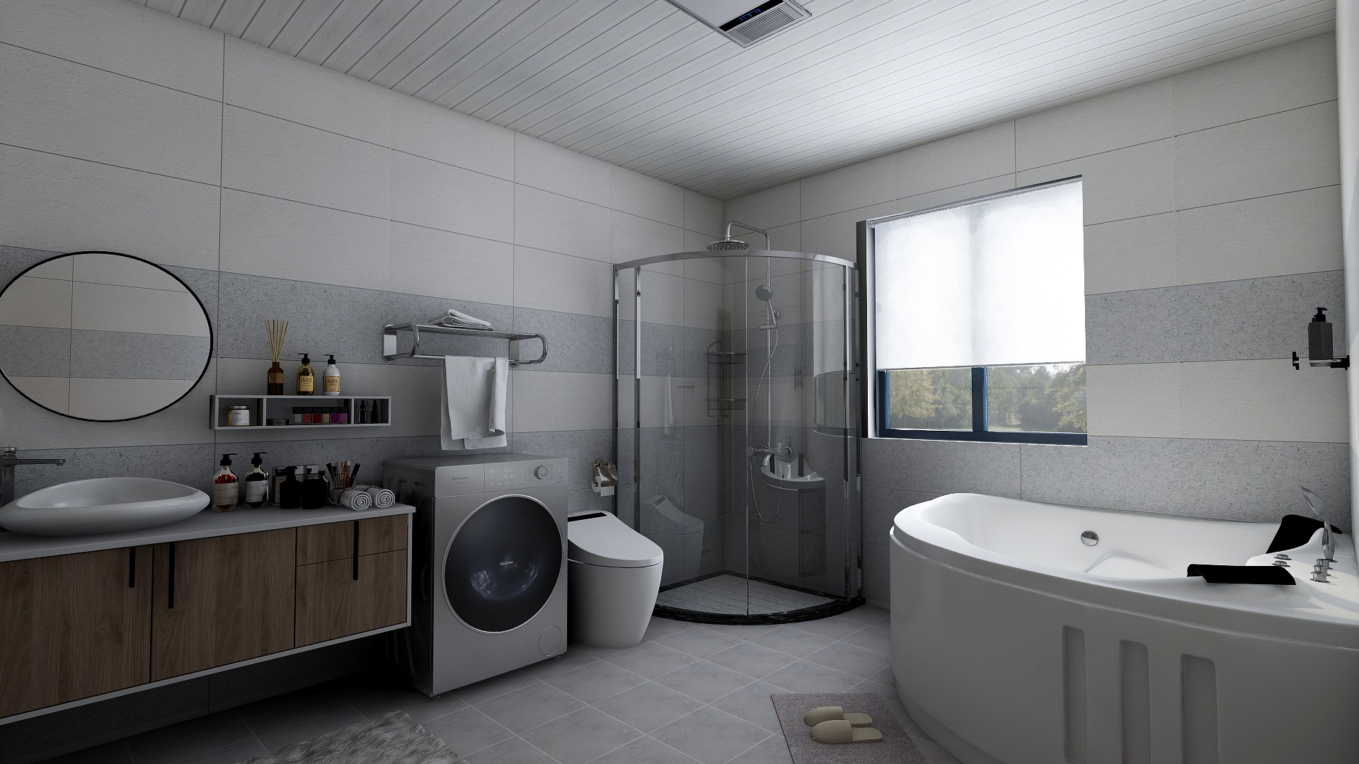 王怀彤-单身女白领舒适单人复式-装修设计方案