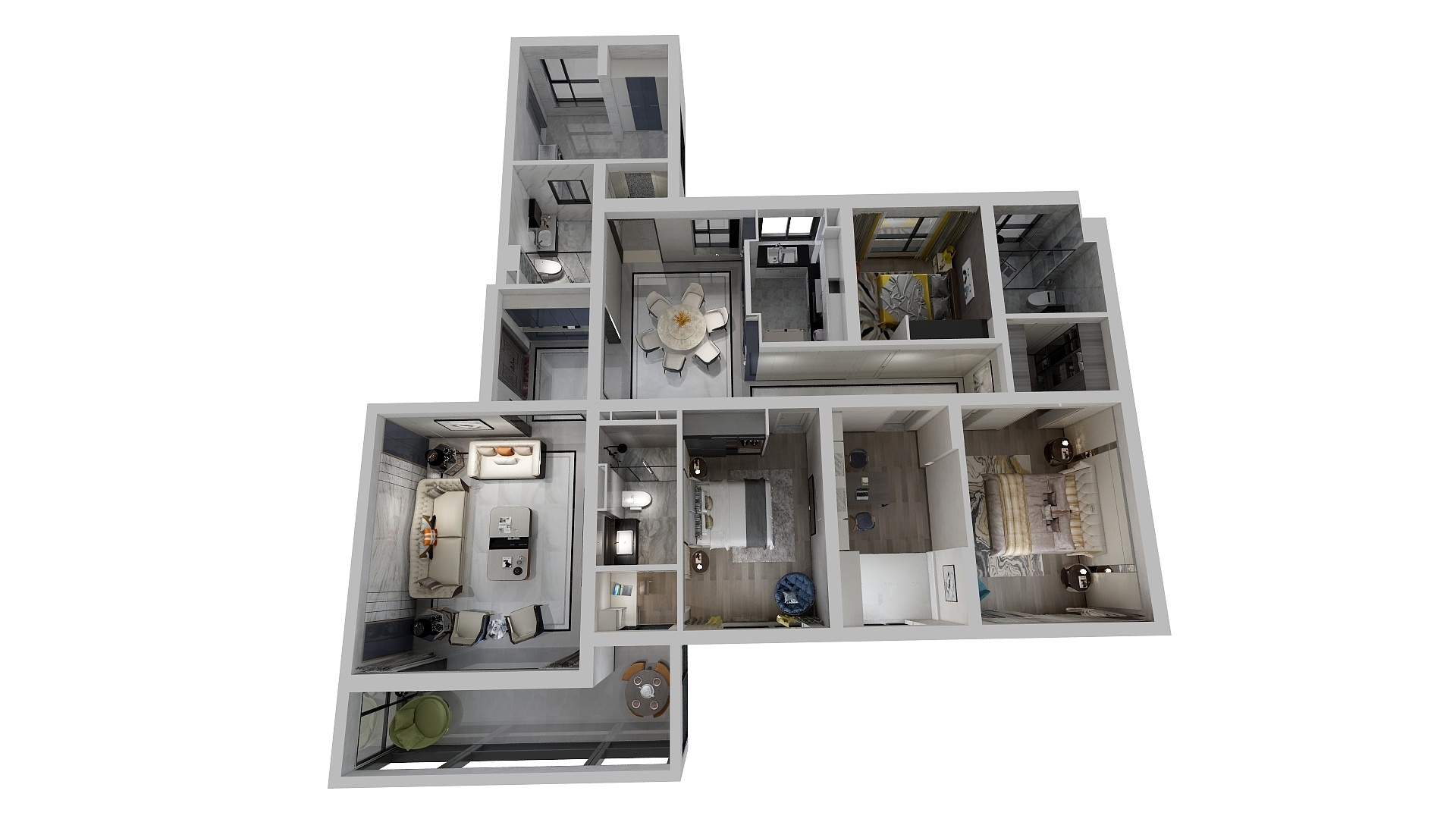 江华-轻奢风华-装修设计方案