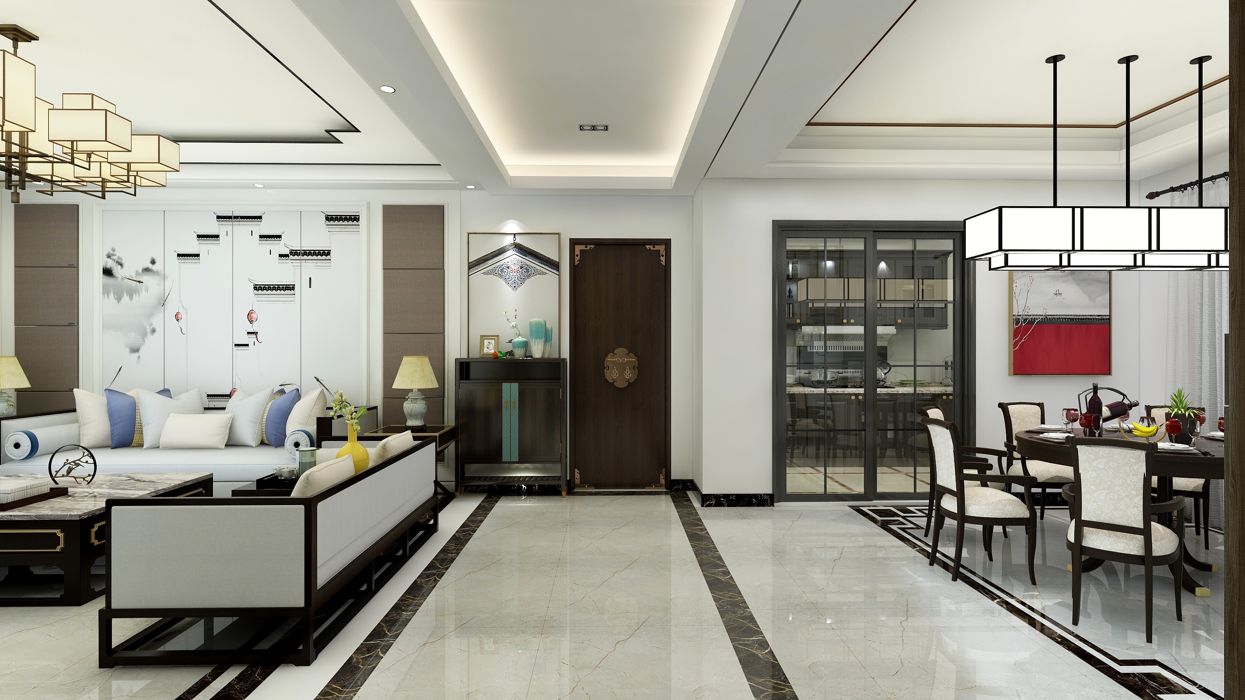 186****9948vBfA-青龙湾・伟大节能房186.00㎡A户型4室2厅3卫1厨-副本-装修设计方案