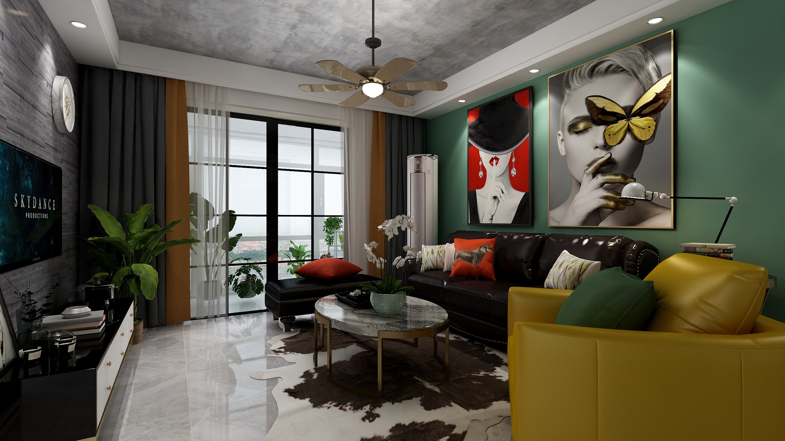 A鲁继业-五一村重色系-装修设计方案