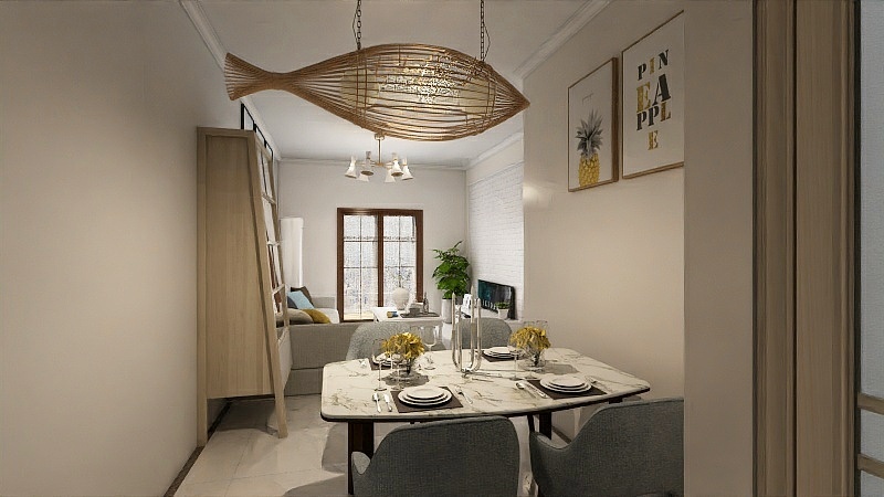 晨曦雅居唐糖-万达一期87.72-装修设计方案