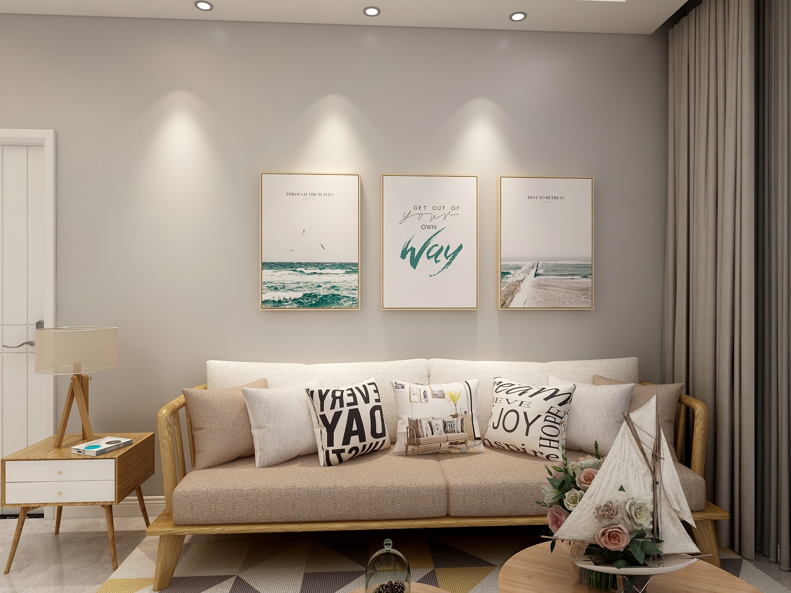 王巍-北欧原木-装修设计方案