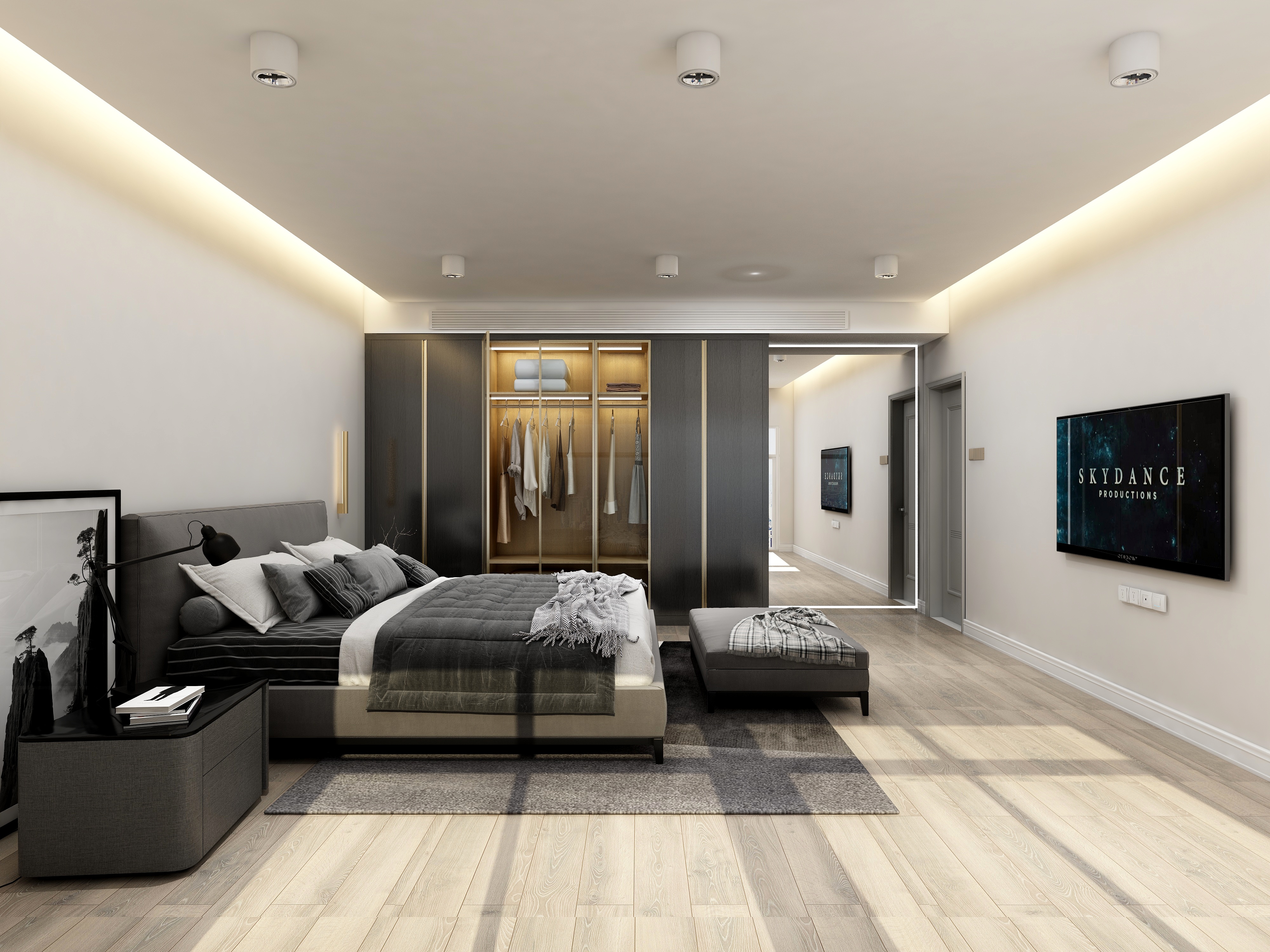 梁康栋-珠江·中国阙175.00㎡D户型3室2厅2卫1-装修设计方案