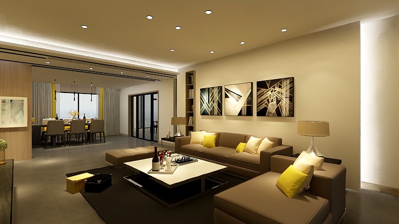 张焜-欧鹏华府肖府-装修设计方案