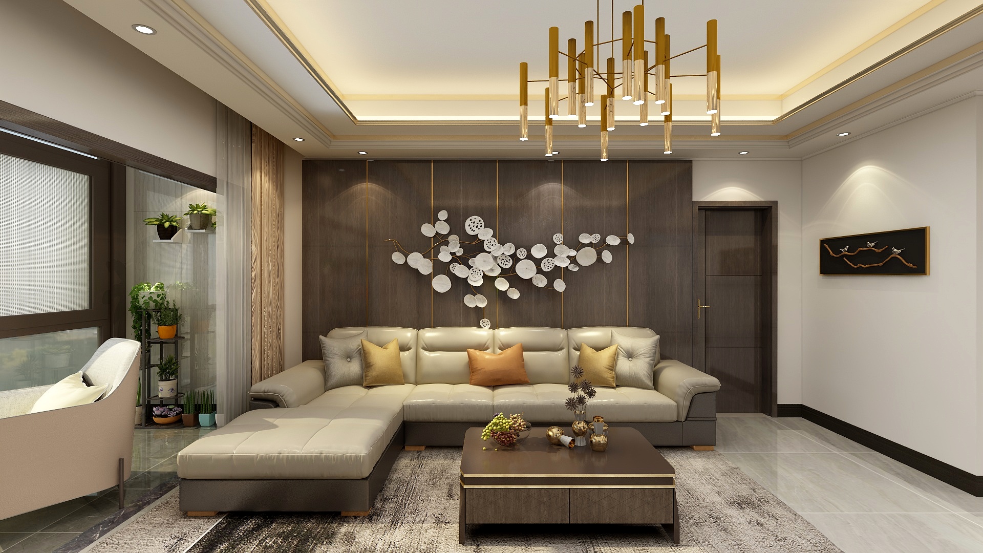 我不会做图-131方现代两居装修效果图