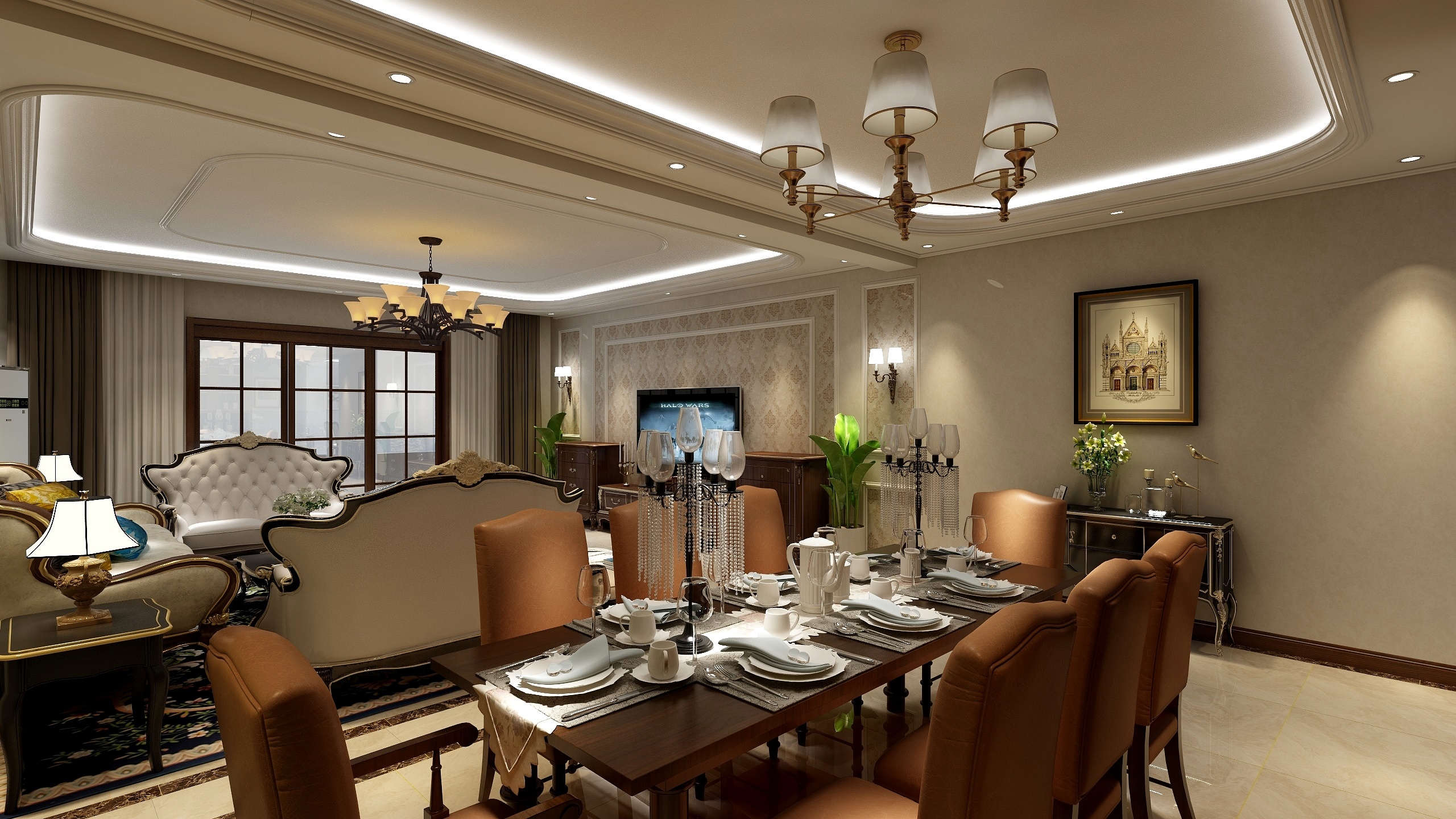 陕西欣美诚建筑装饰工程有限公司-锦园-装修设计方案