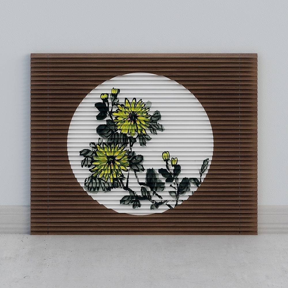 窗帘菊3D模型