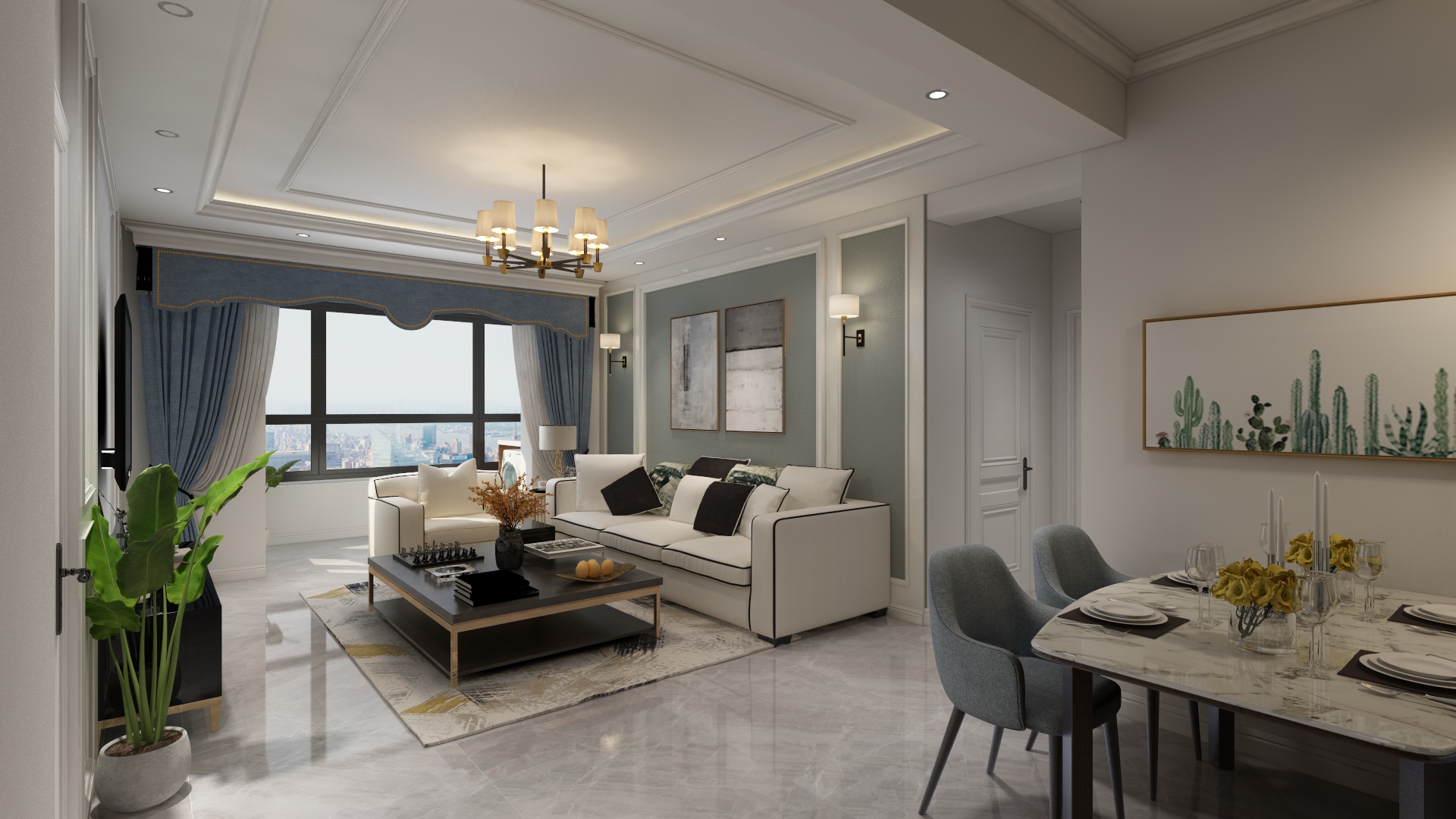 雅婷设计师-赵都新城-装修设计方案