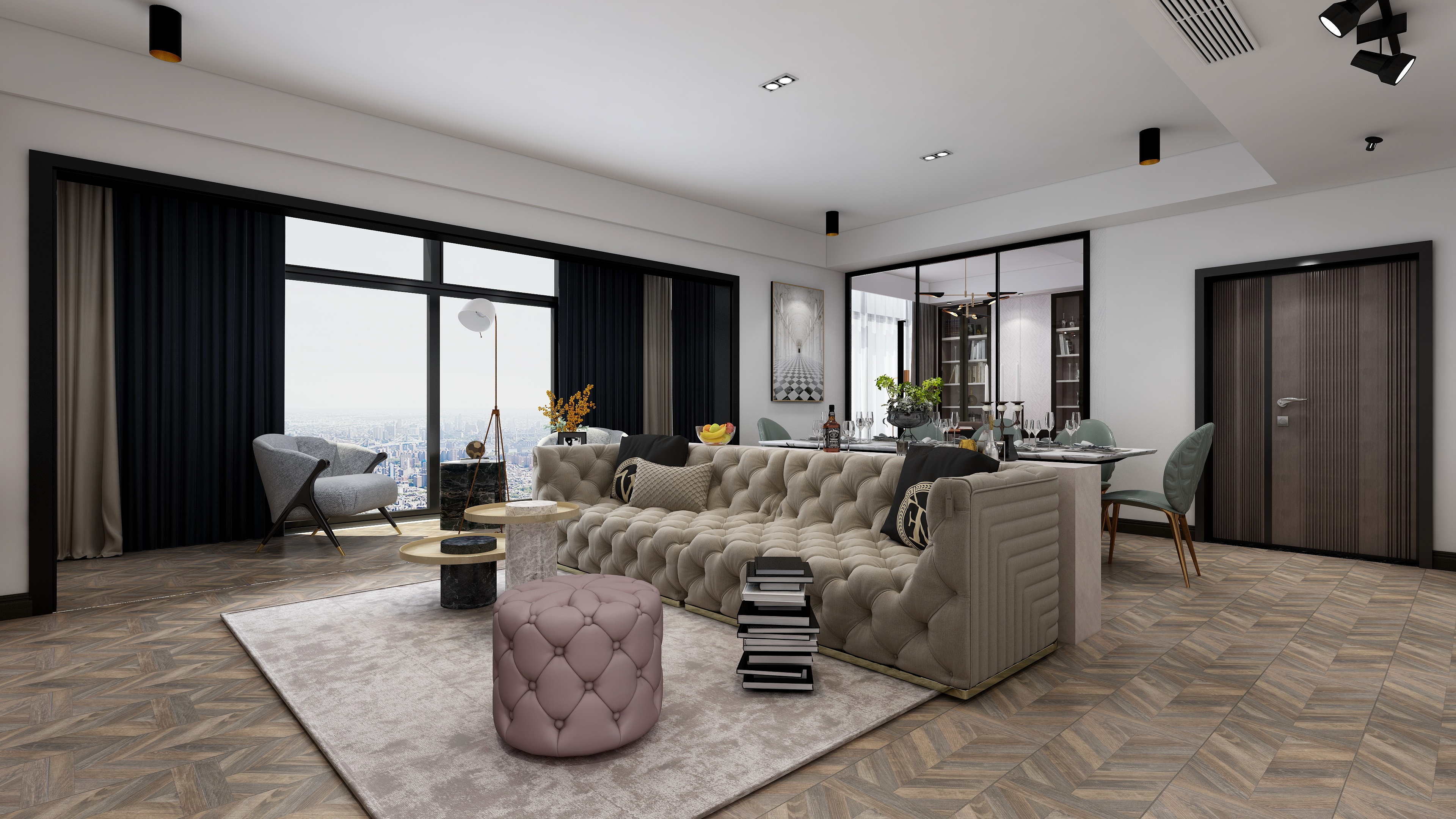 遂宁伊恋全屋定制-金科美湖湾・墅院香山装修效果图