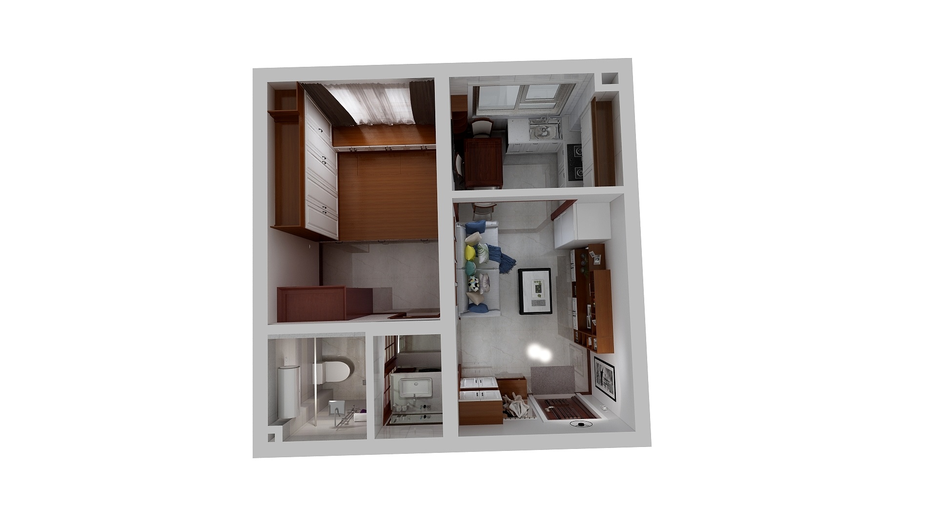 八方设计工作室-B13-2-301修改厕所版-装修设计方案