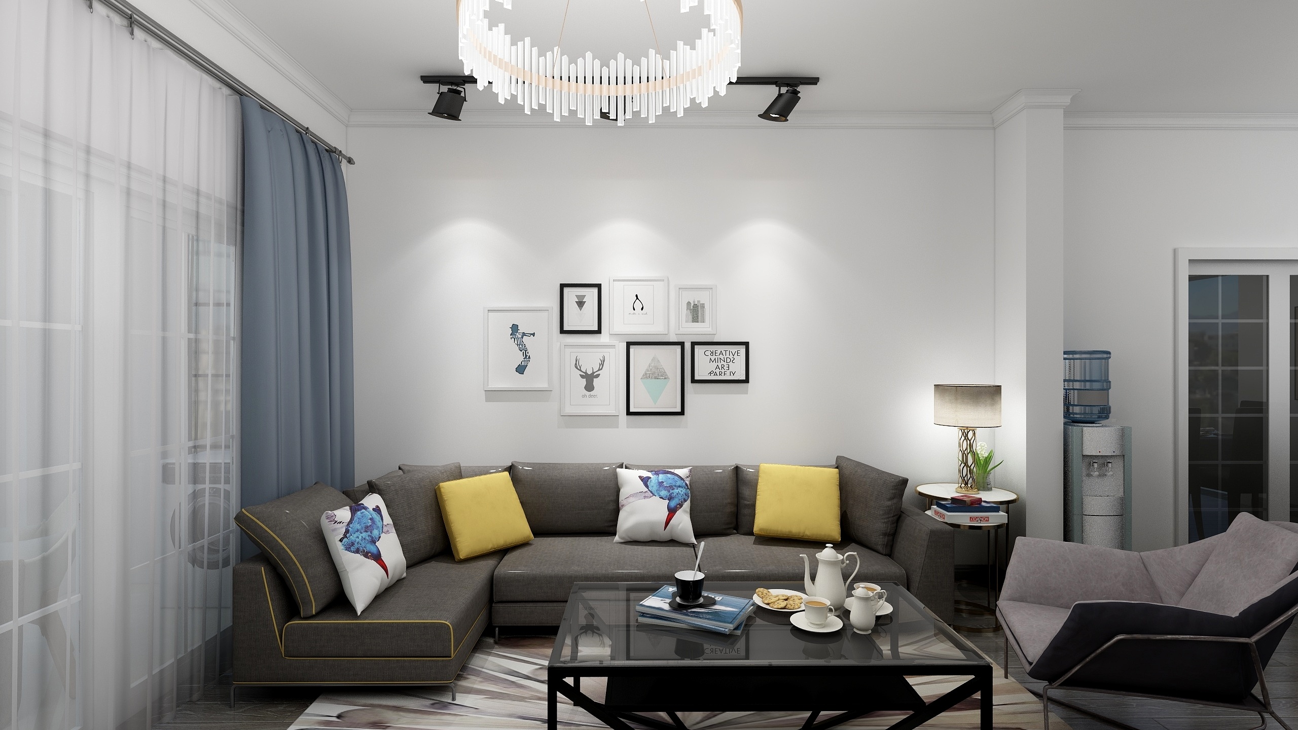 王亚丽名匠装饰设计师助理-一鸣宽城钟先生雅居-装修设计方案