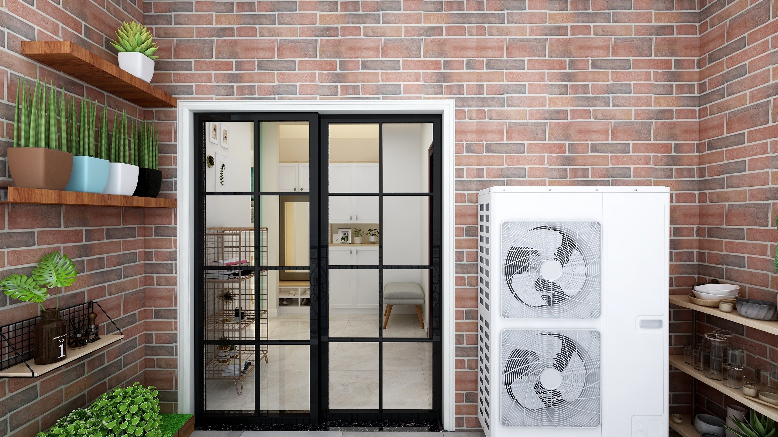 向玉兰-147方现代四居装修效果图