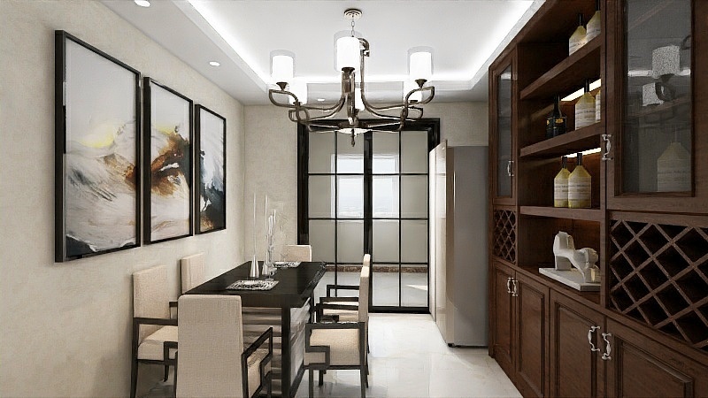 新疆蚁巢装饰有限公司-尚宾花苑17#-1-302户型-装修设计方案