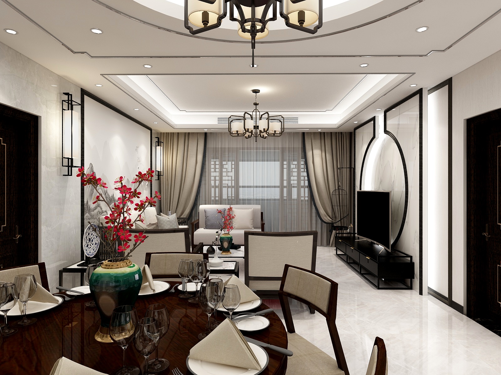 尛蕾ve-鹭岛效果图-副本-装修设计方案