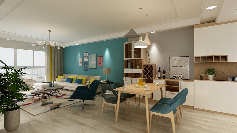 设计师赵亚男-悦园花岸现代-装修设计方案