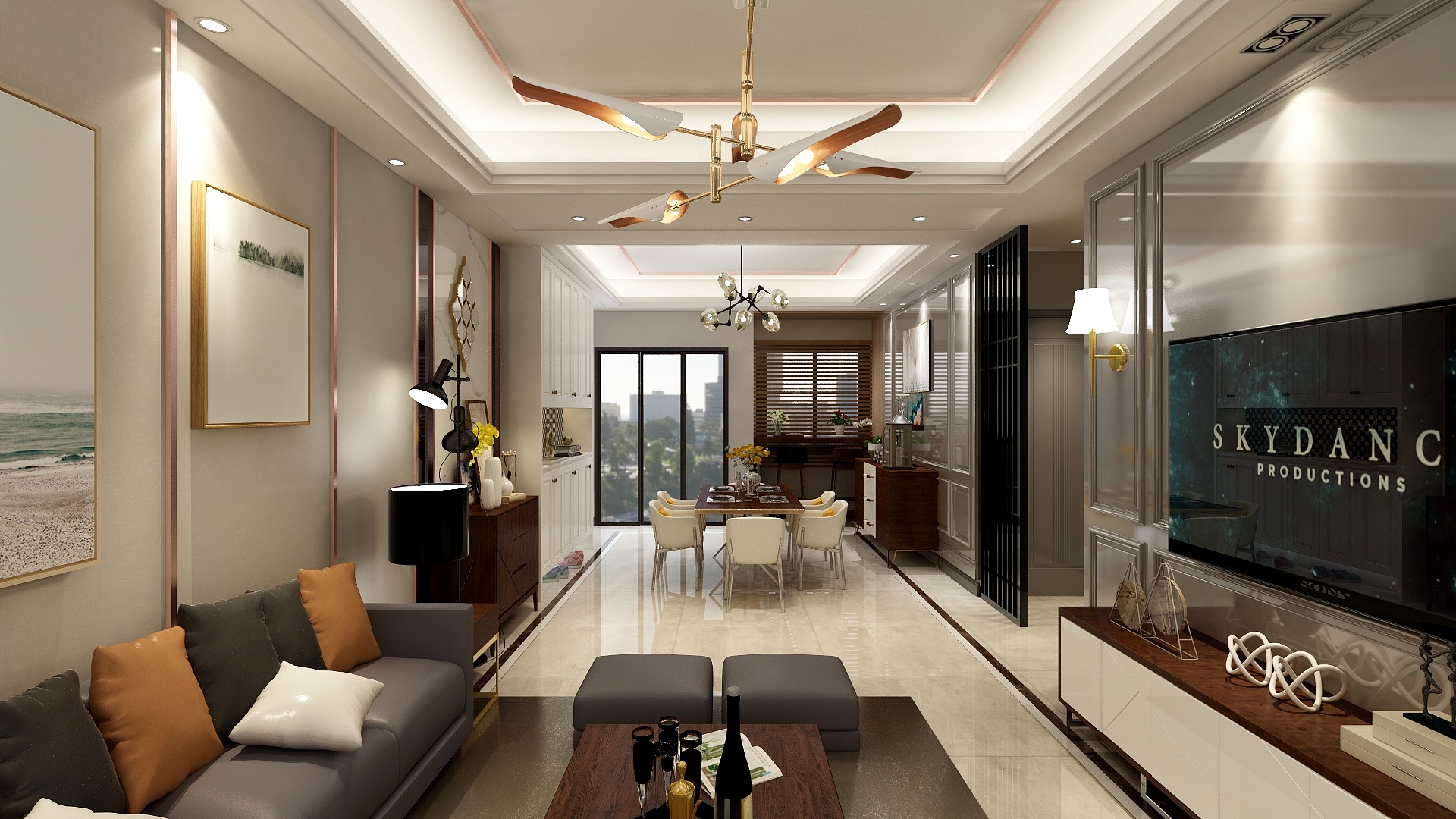 JHDesiging设计工作室-九都国际广场1-1-1202客餐厅-装修设计方案