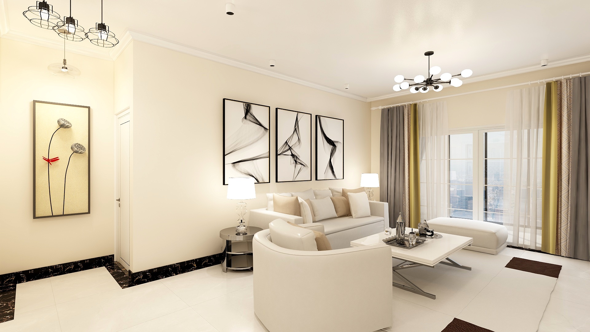 玉蝴蝶中國設計-御景湾新地下室-装修设计方案