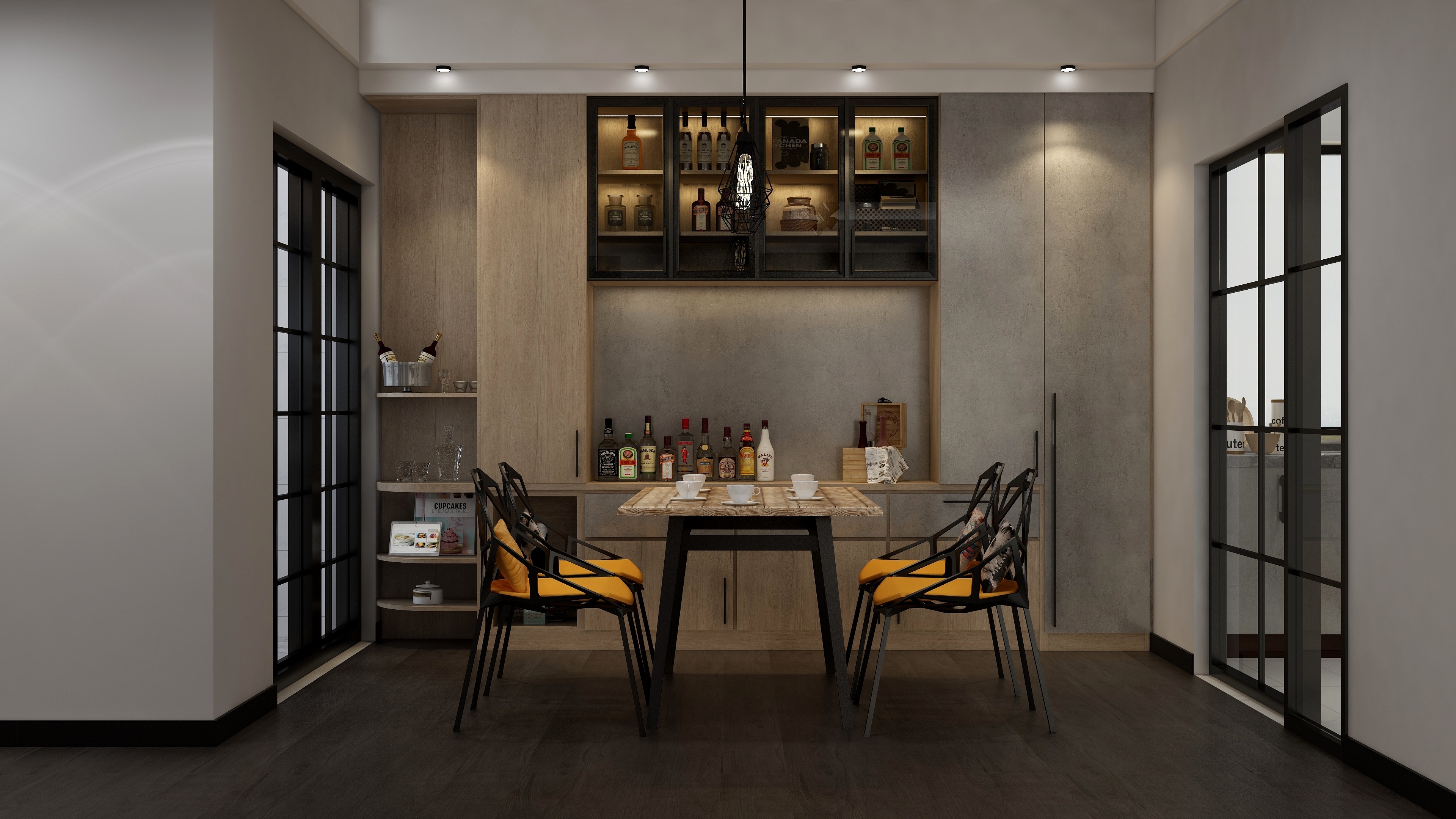 狂奔的牛牛儿-131方工业两居-副本-装修设计方案