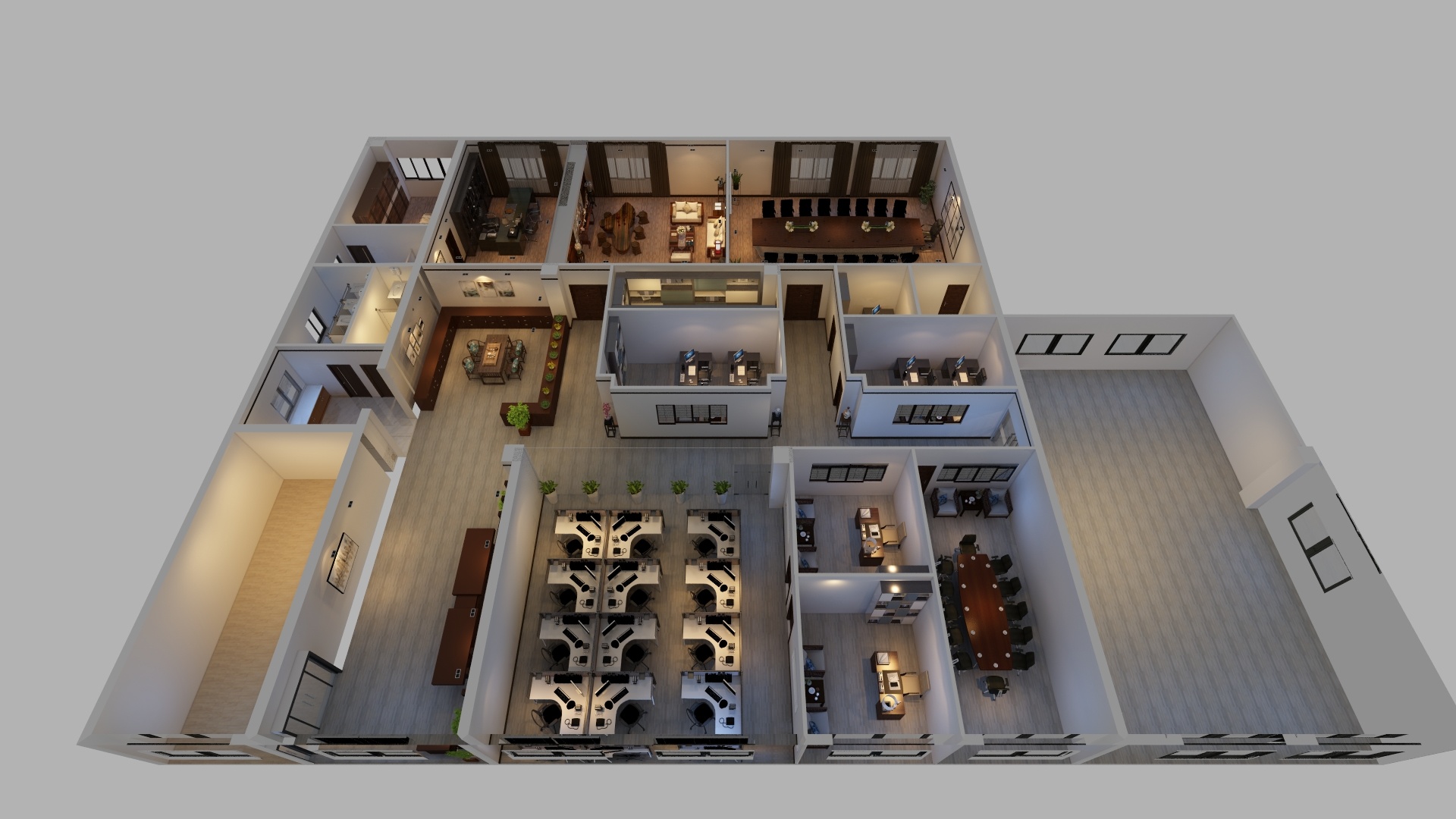 智和家智能家居-湖南办公室-装修设计方案