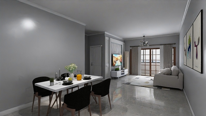 166****6041QOvt-新东方家园95.00㎡C户型2室2厅1卫1厨-副本-装修设计方案