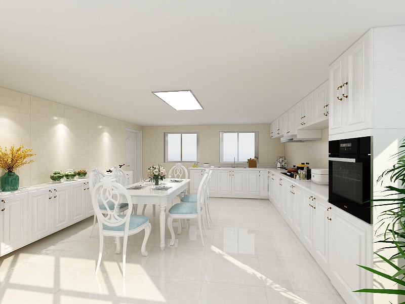 室内全案小虎队-别墅厨房2层-副本-装修设计方案