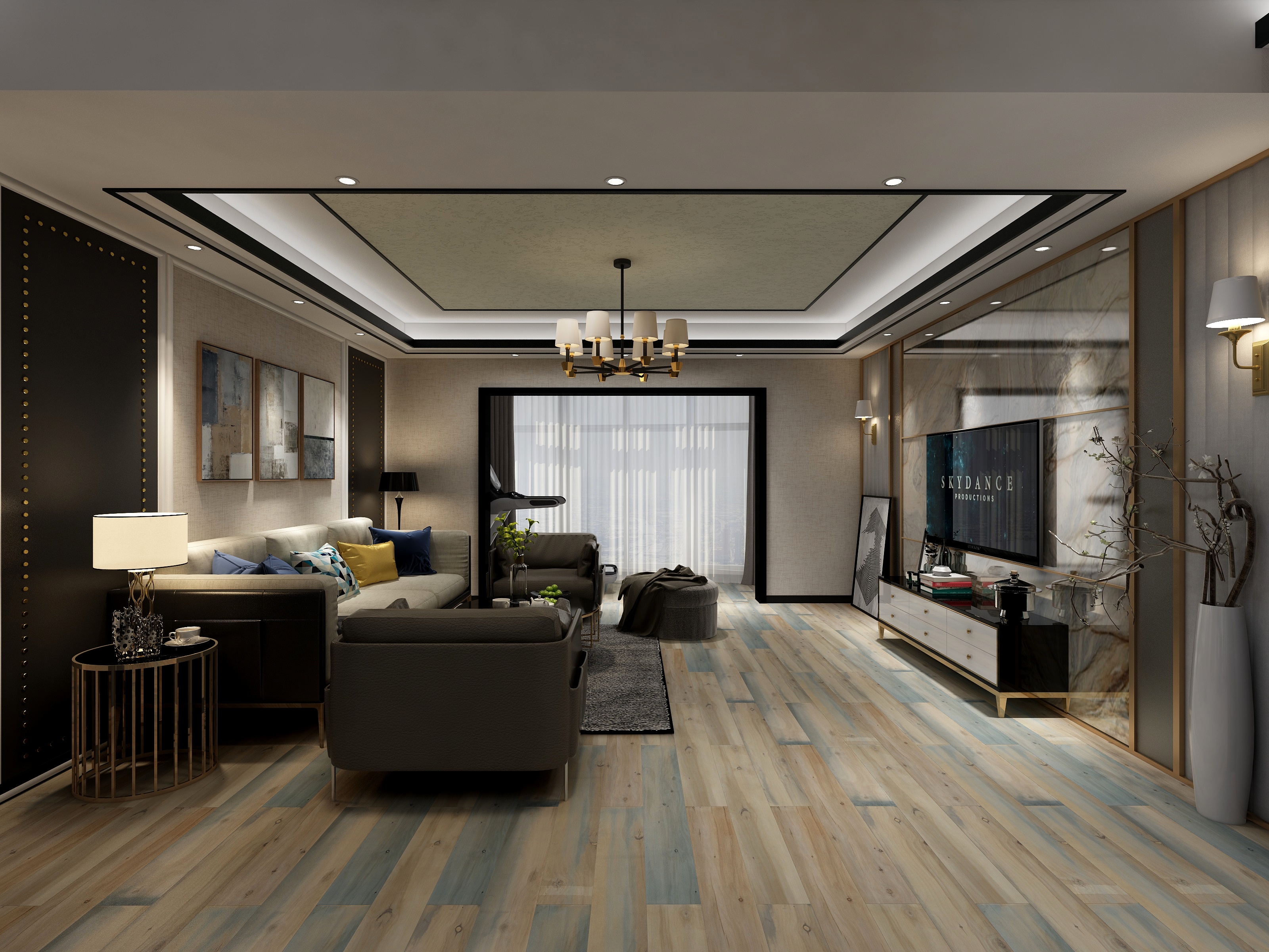 胡明勇-轻奢—《深情》-装修设计方案