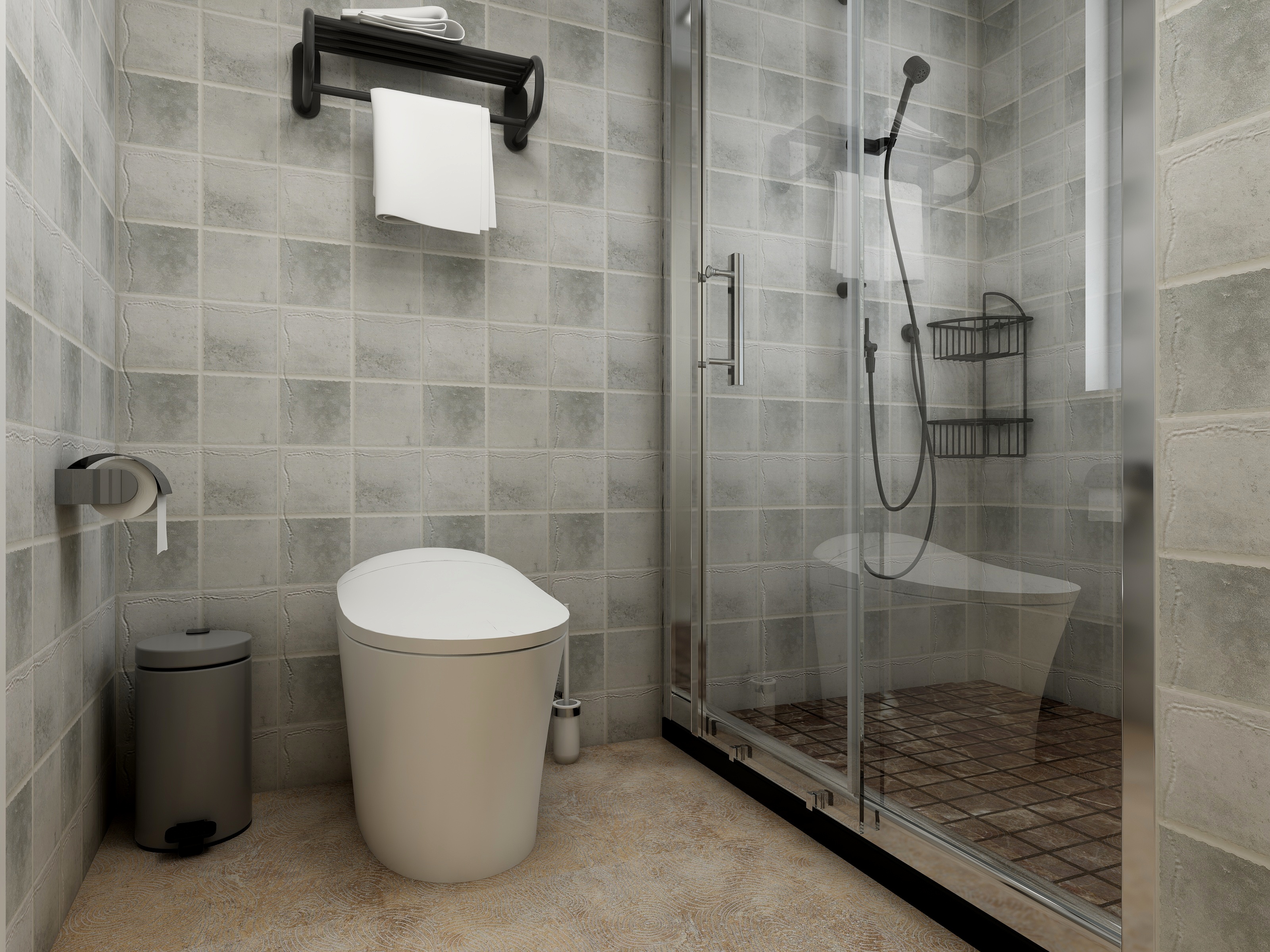 王瑛-怀旧是一种情绪一层客卫装修效果图第2张