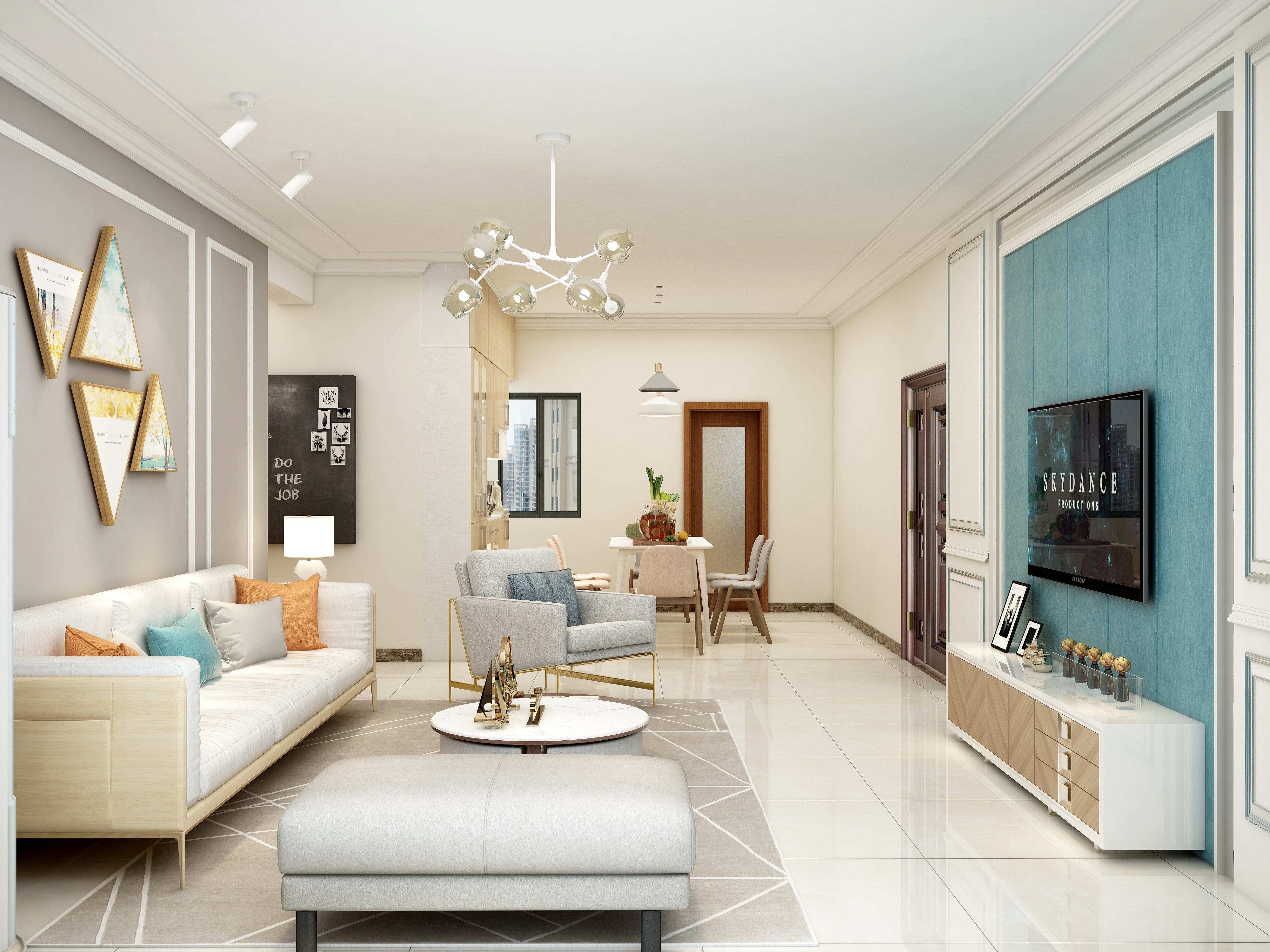 庄育霖-现代简约-云浮云城恒大城装修效果图