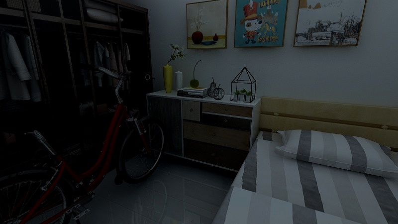 牵手、看日出-一房一厅-装修设计方案