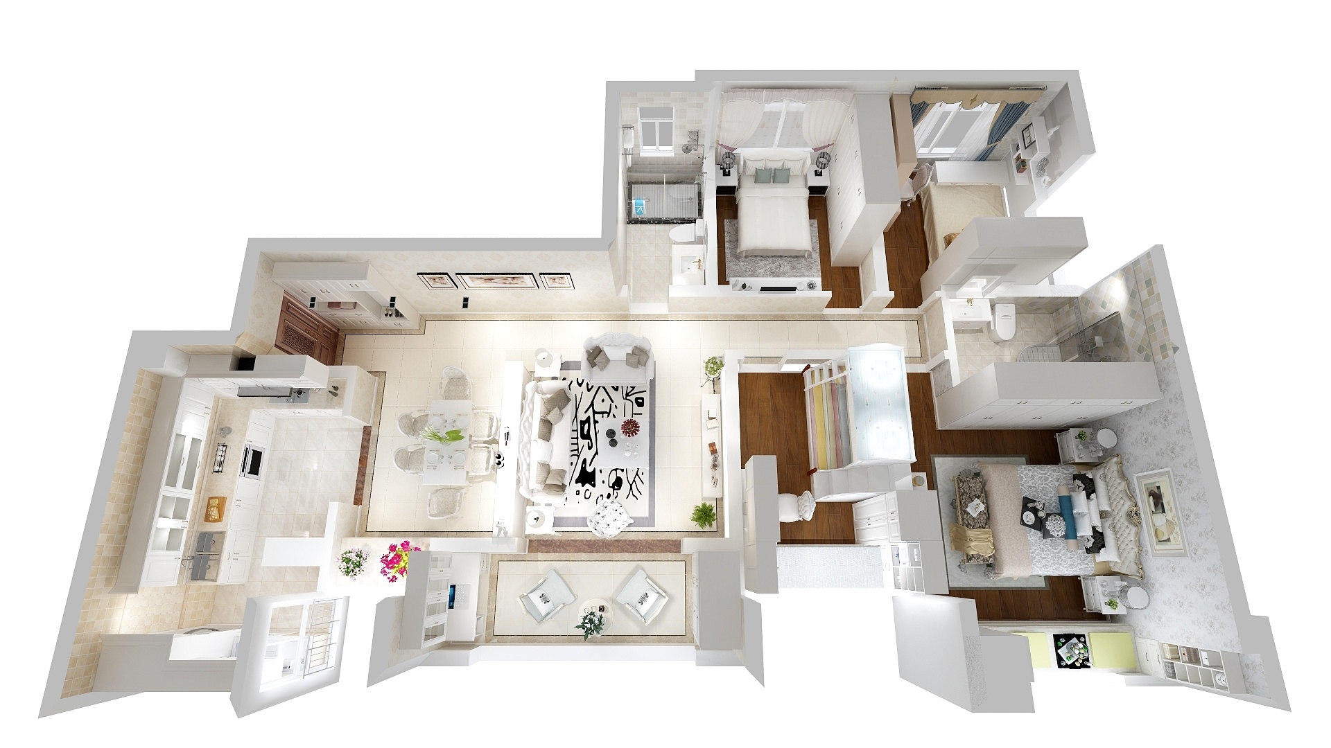 陈静-联邦高登=杨林先生·雅居装修设计图-装修设计方案