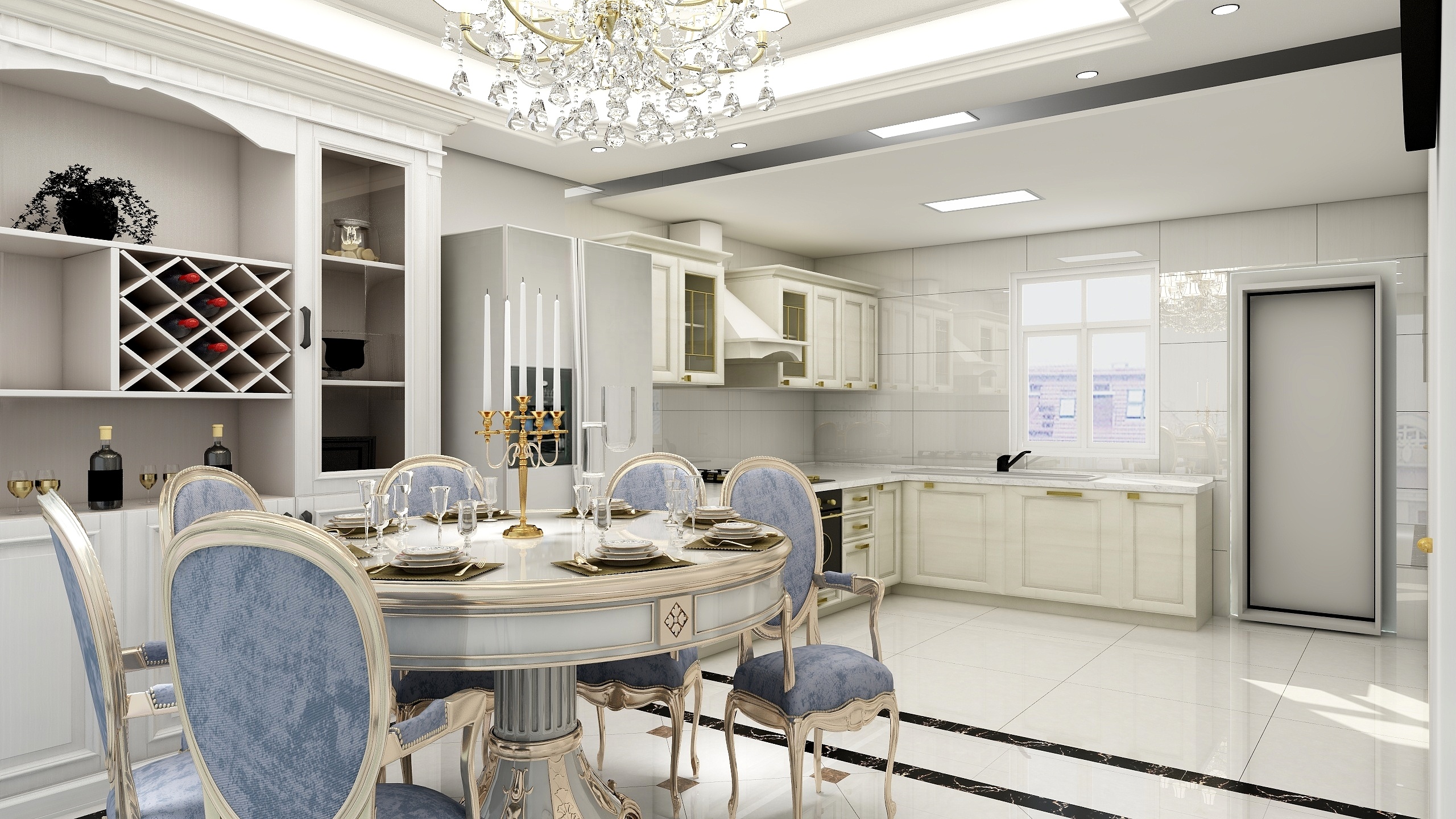 A龍誠装饰-繁华路欧式-装修设计方案