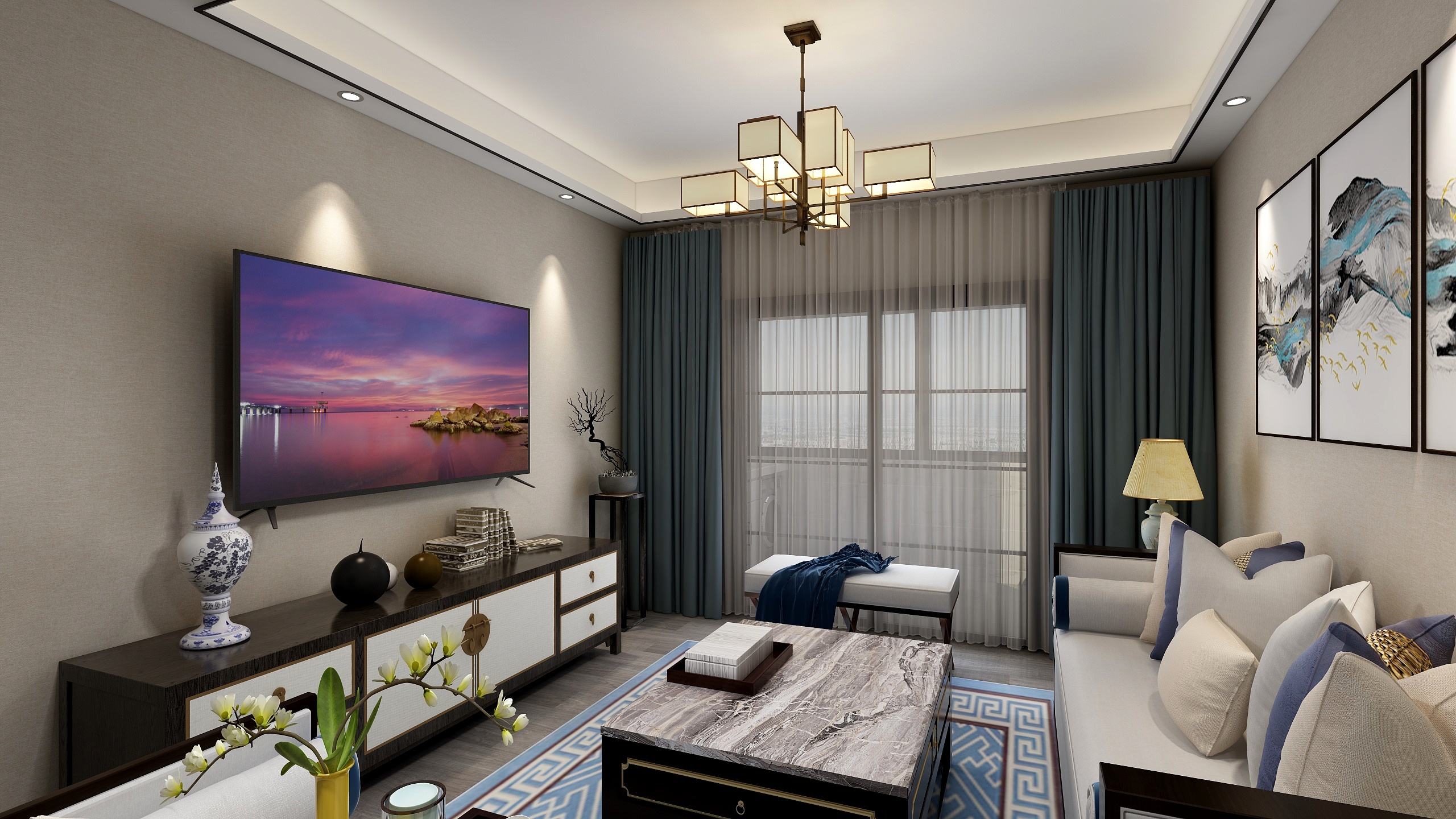 设计师石智-洋江水岸11幢32号1205-装修设计方案