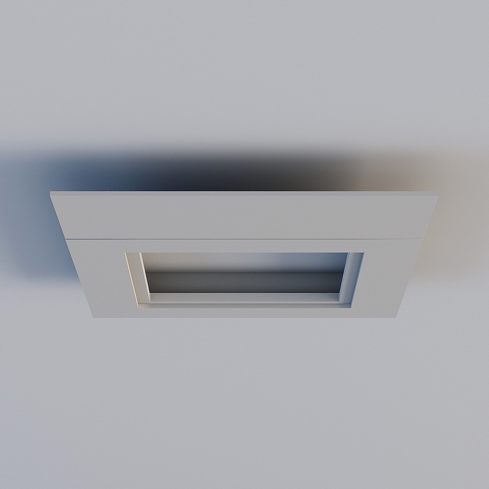 富阳玄关吊顶3D模型