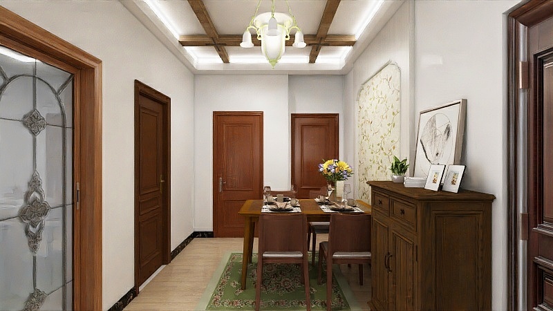 装饰全案设计徐-壹里阳光105.86㎡洋房O户型3室2厅1卫1厨-装修设计方案