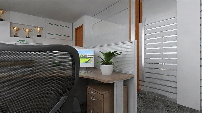 居管家设计张一泽-18F党群工作部办公室改造方案-装修设计方案