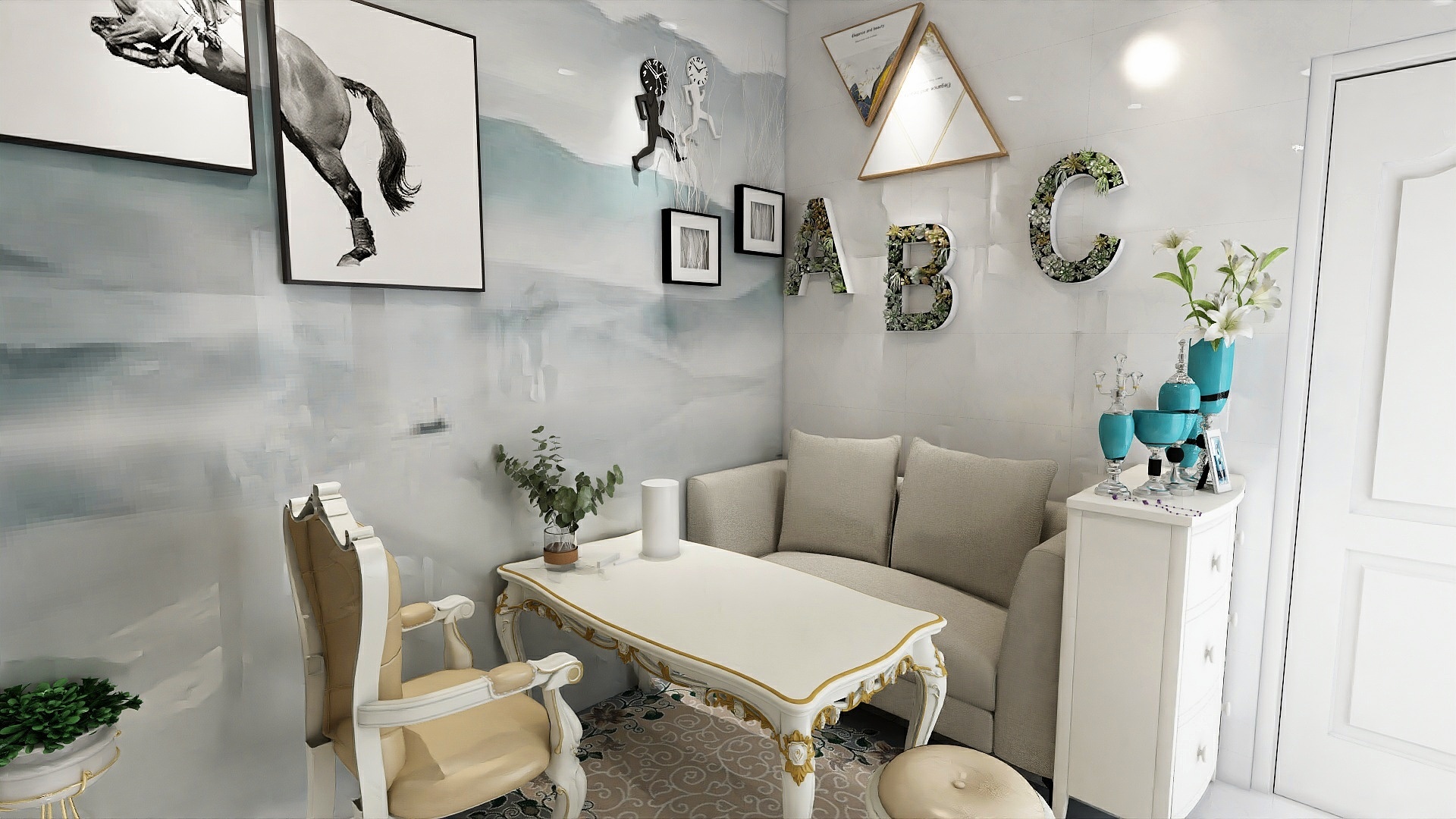 151****9731ivDJ-清新混搭住宅-装修设计方案