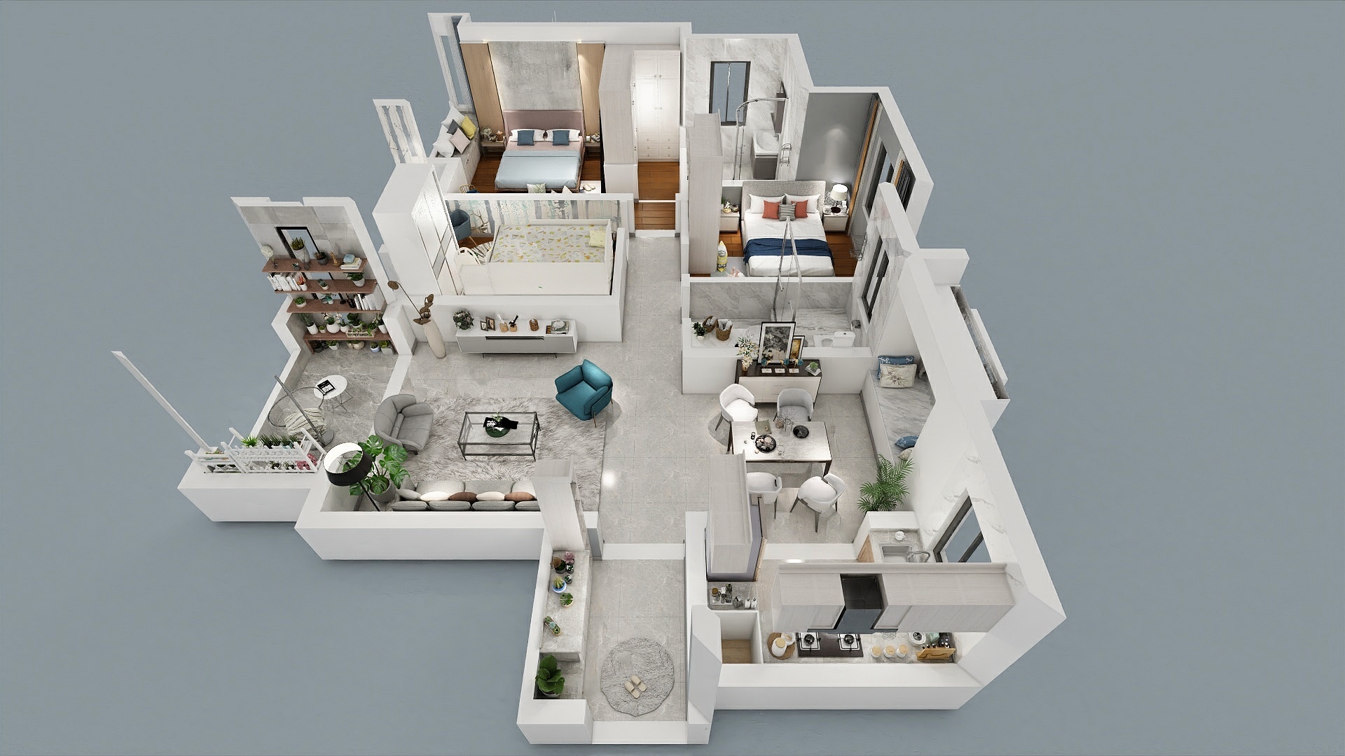 观达装饰设计-蓝湾-装修设计方案