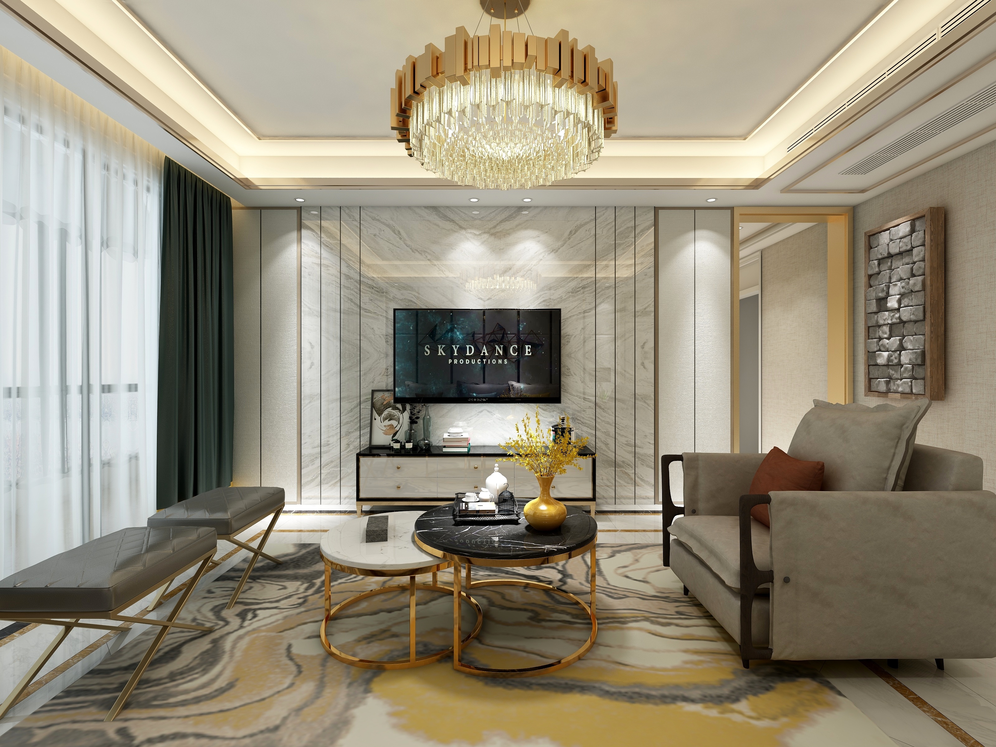 陈典华-现代轻奢-装修设计方案