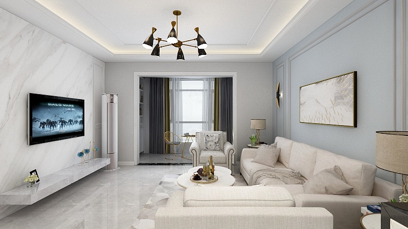 李昔沫-绿地国际花都效果图-装修设计方案