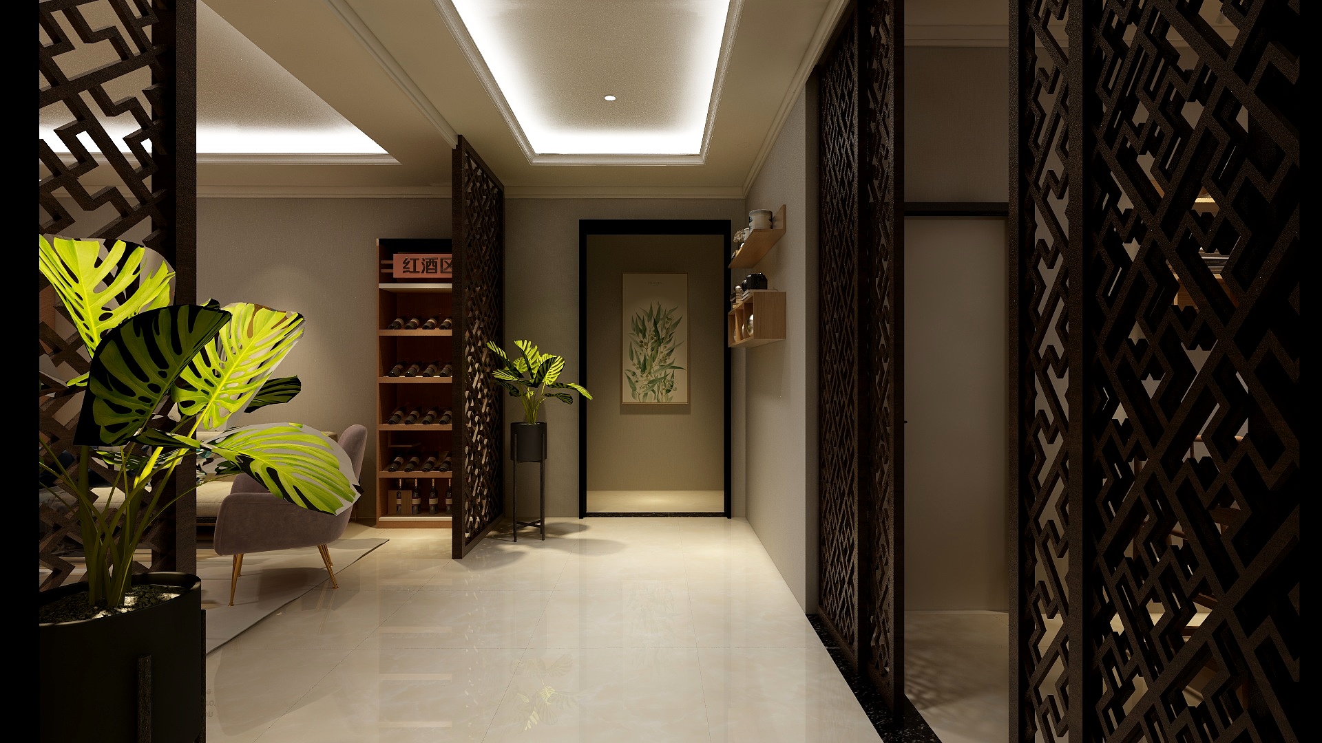 田丽娜-美容会所-装修设计方案