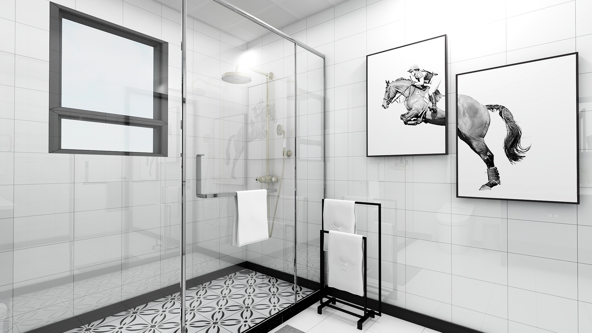 186****1919gPEu-现代黑白风尚-装修设计方案