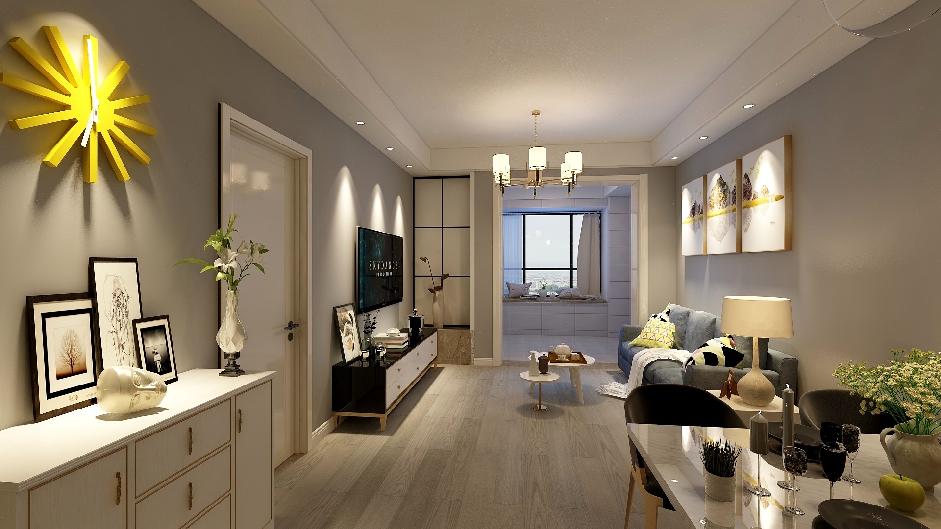 5907****kMSj-财富中心83平6-1714施工图-装修设计方案